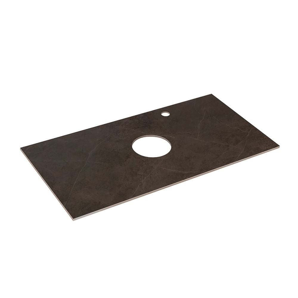 A-Collection Topplate til Servantskap Mørk grå / 90cm A-collection Benkeplate bad GRO-7042373