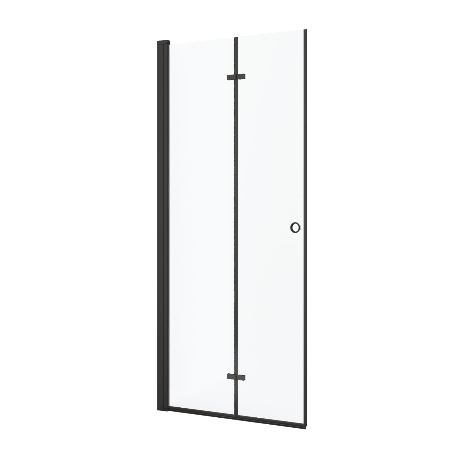 A-collection VIVO Foldedør Svart / 70cm / Klart glass A-collection Dusjdør AHL-1438954