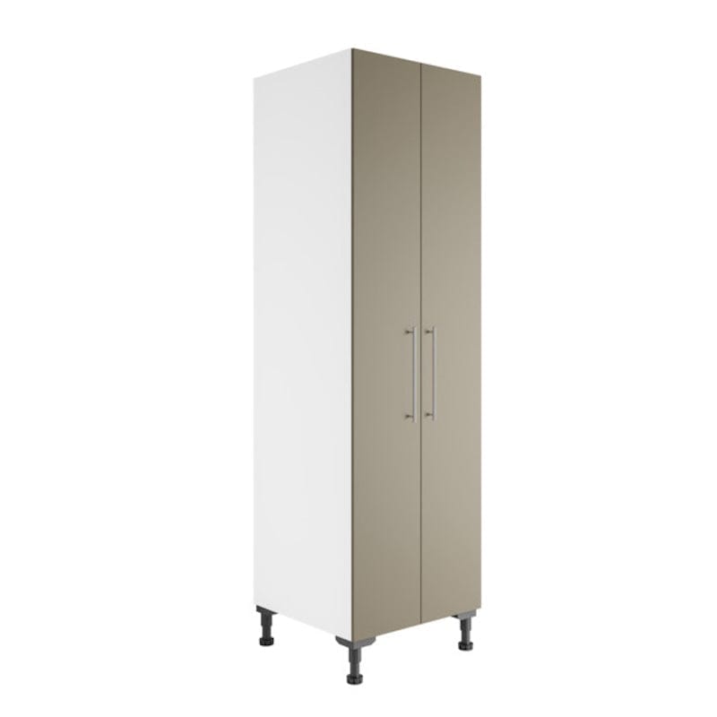 Alterna vaskerom: Høyskap 40-60cm m/rengjøringsinnredning Sand matt / 60cm Alterna Høyskap vaskerom GRO-7011897