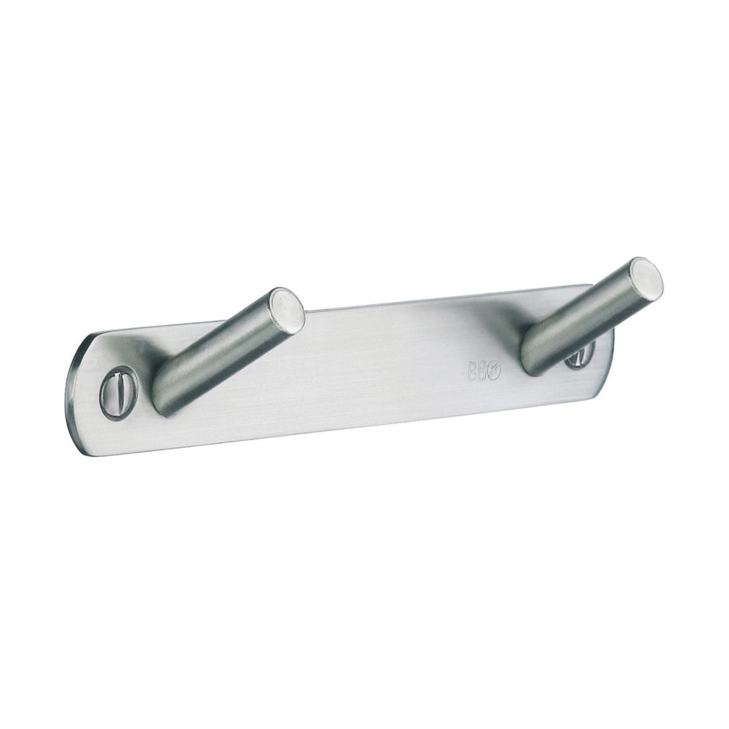 Beslagsboden 1062 Kroklist Dobbel Krok Rustfritt stål Beslagsboden Knagger hus SM-B1062
