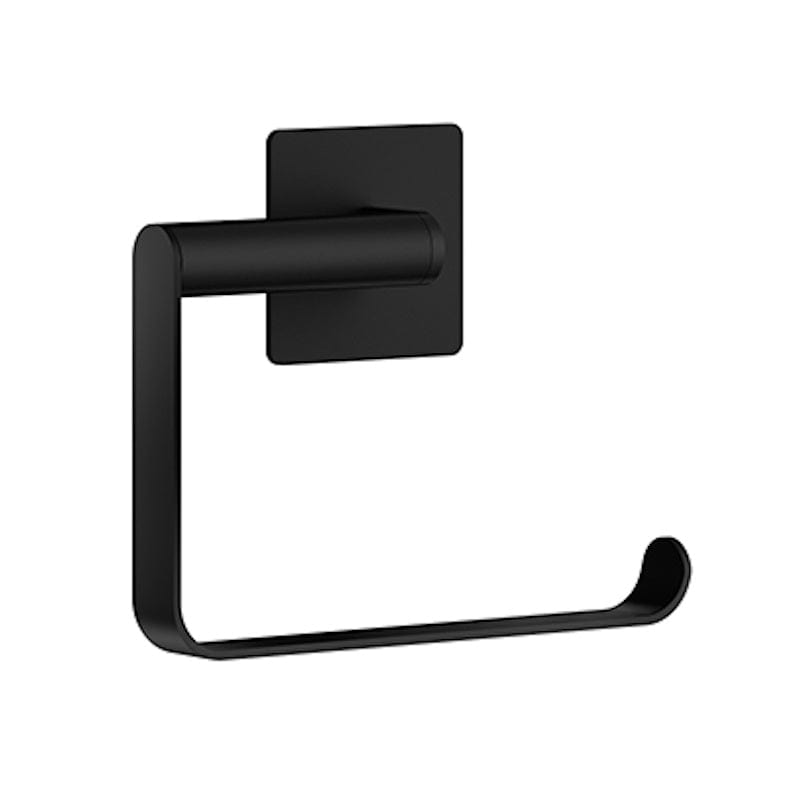 Beslagsboden Cube 441 toalettpapirholder - selvklebende Svart Beslagsboden Toalettrullholder SM-BB441
