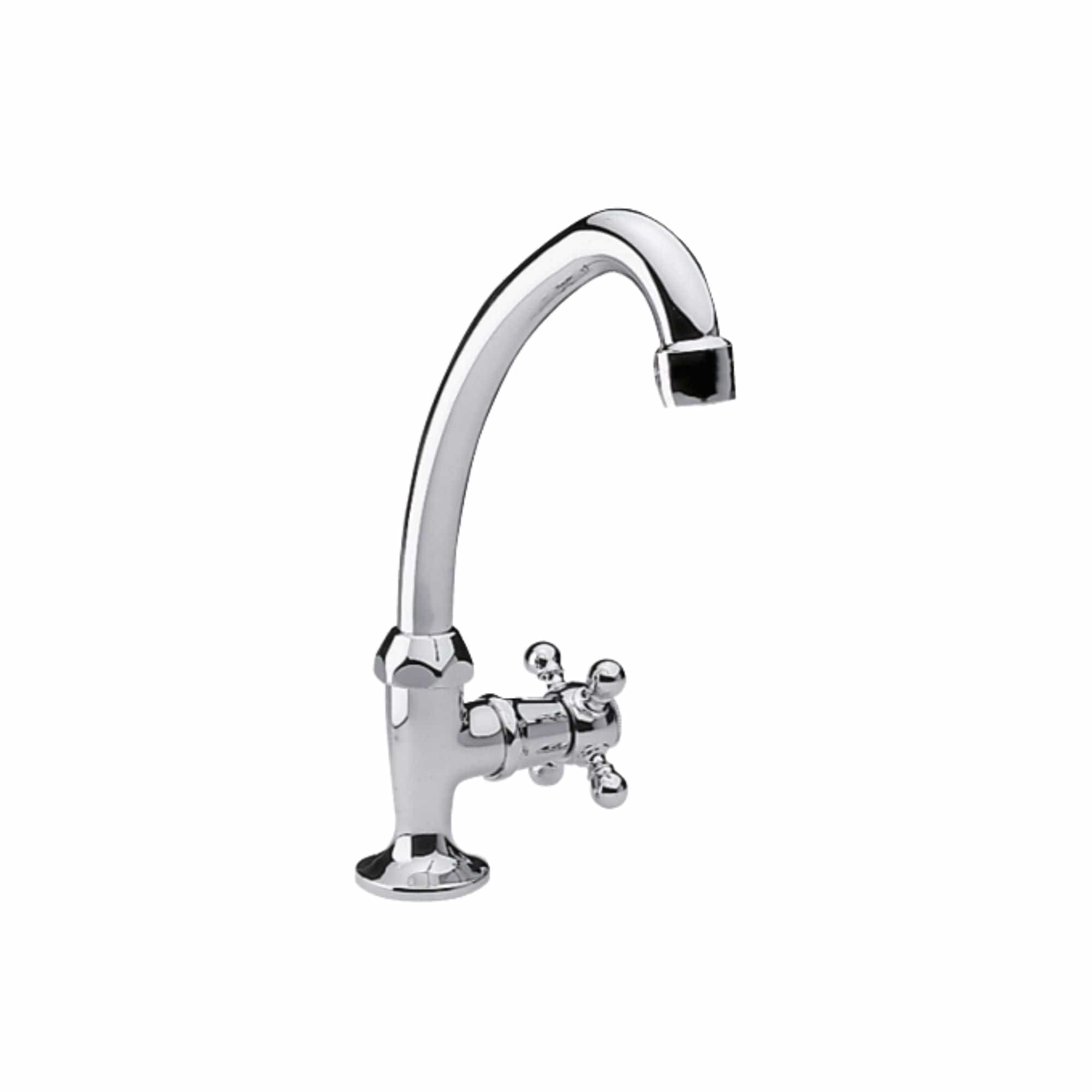 Damixa Tradition Servantbatteri med Svingbar Tut Krom Damixa Servantbatteri KO-3701600
