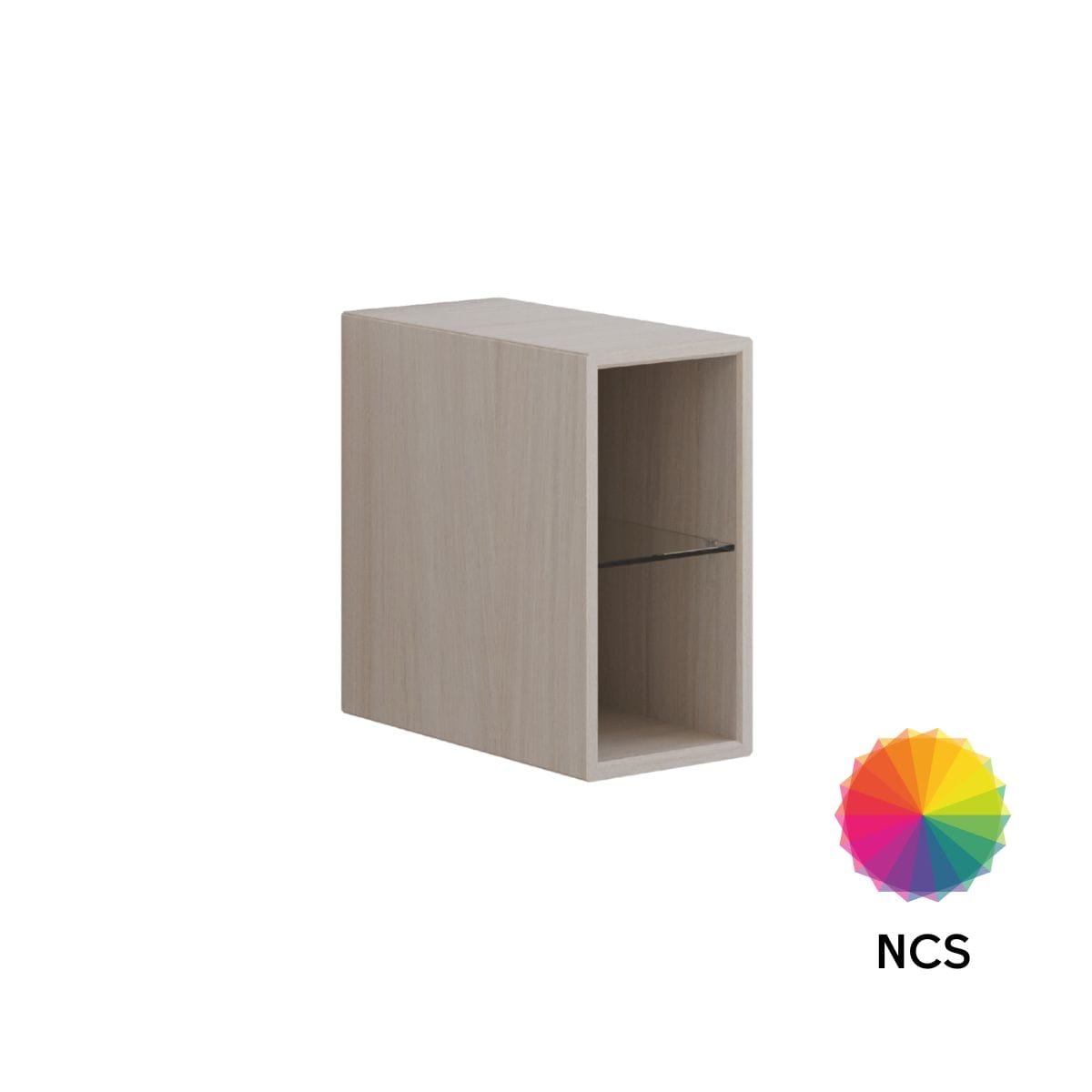 Dansani CALIDRIS Åpent Skap D40cm NCS eik / 20cm / 40cm Dansani Sideskap bad DA-C117-0066