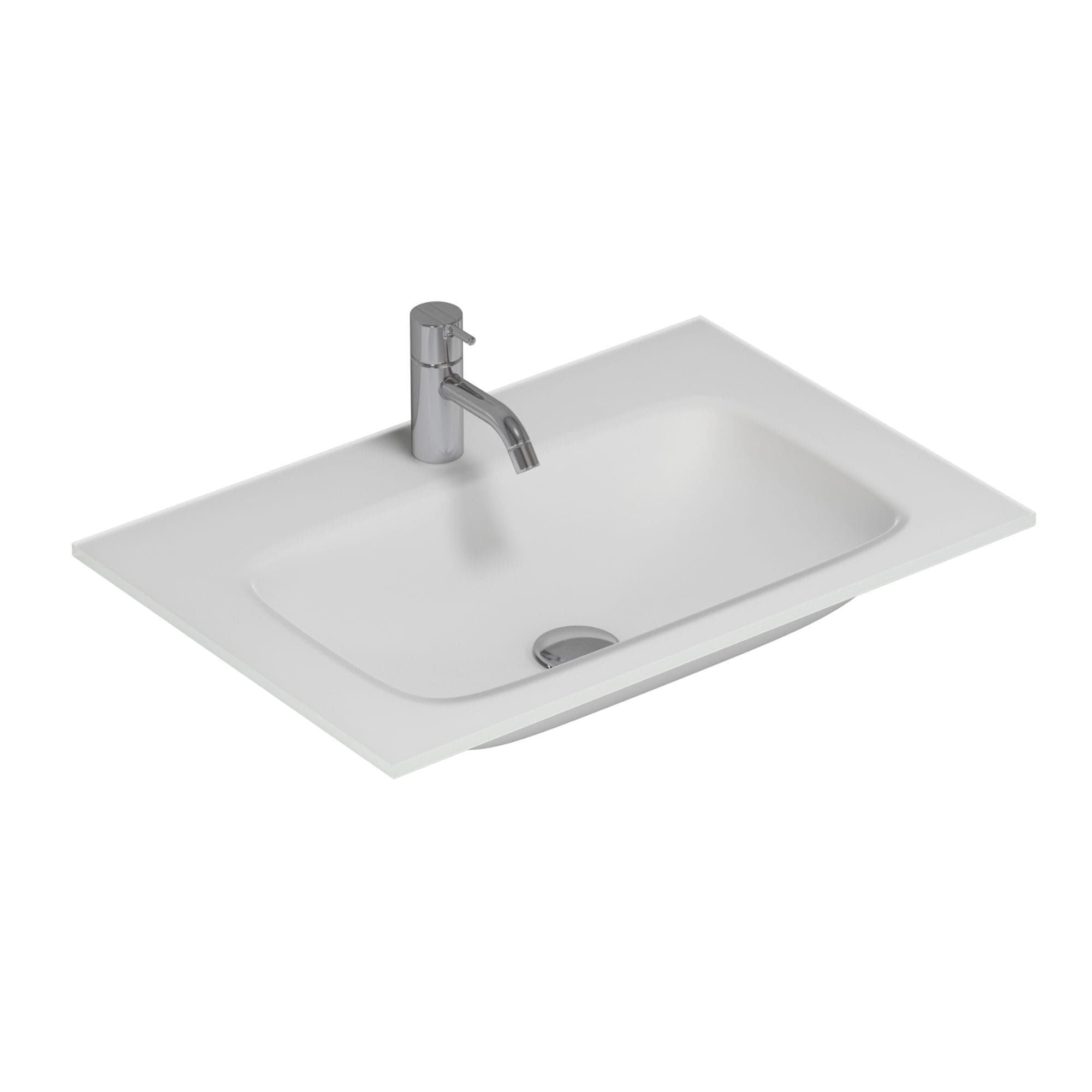 Dansani Calidris Form Servant B61-121xH1xD40cm Hvit matt / 61cm Dansani Møbelservant DA-630726103