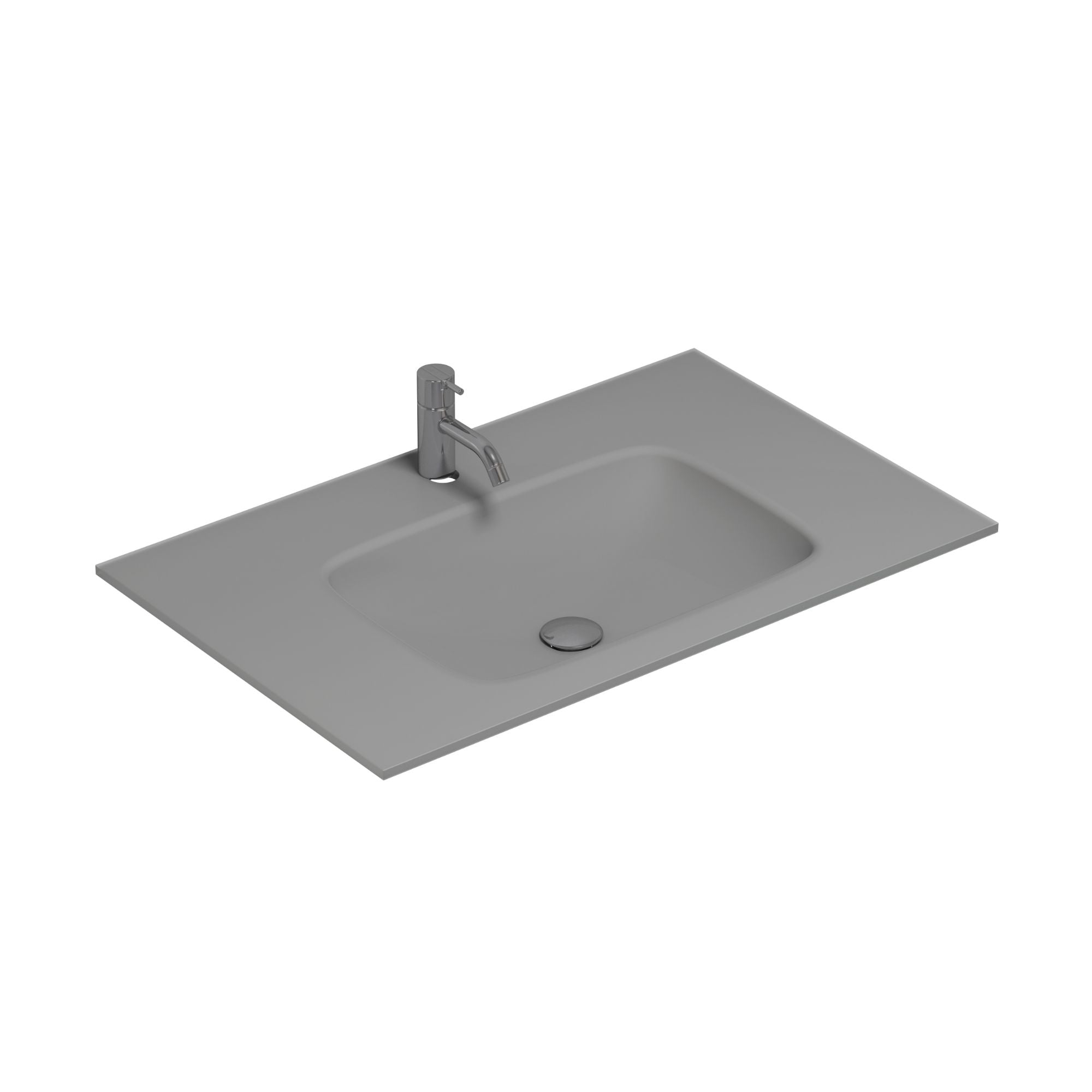 Dansani Calidris Form Servant B61-121xH1xD50cm Lys grå matt / 81cm Dansani Møbelservant DA-630828102