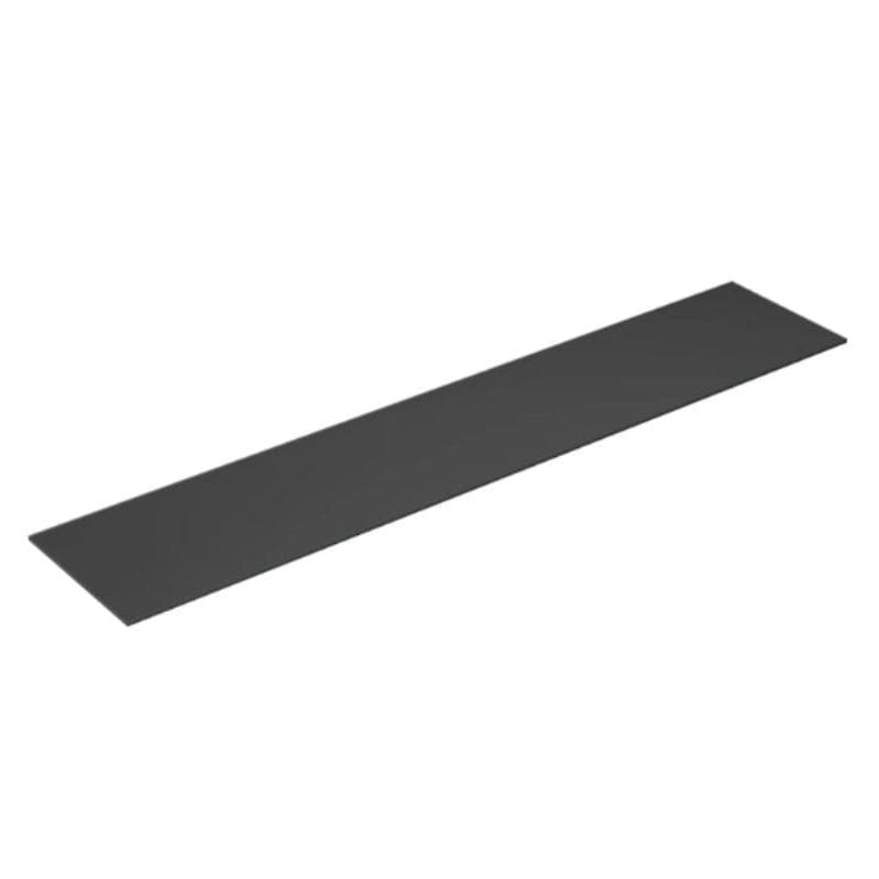 Dansani Calidris Form Topplate B40-232xH1xD40cm Mørk grå matt / 180cm Dansani Benkeplate bad DA-630718007