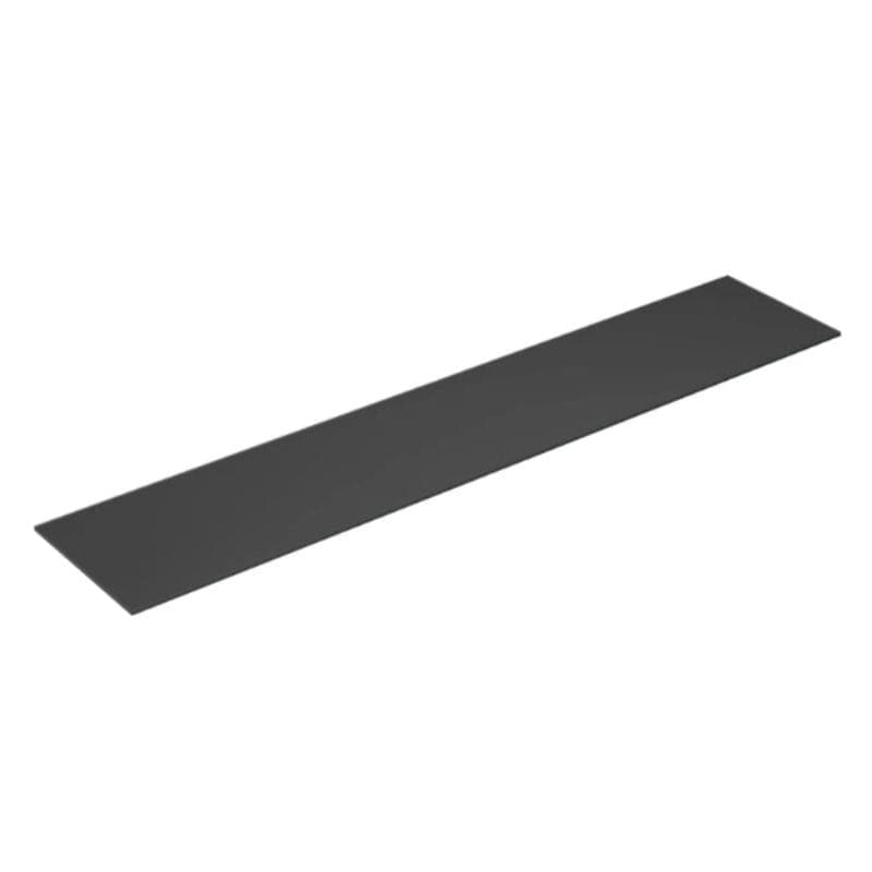 Dansani Calidris Form Topplate B40-232xH1xD40cm Mørk grå matt / 200cm Dansani Benkeplate bad DA-630720007
