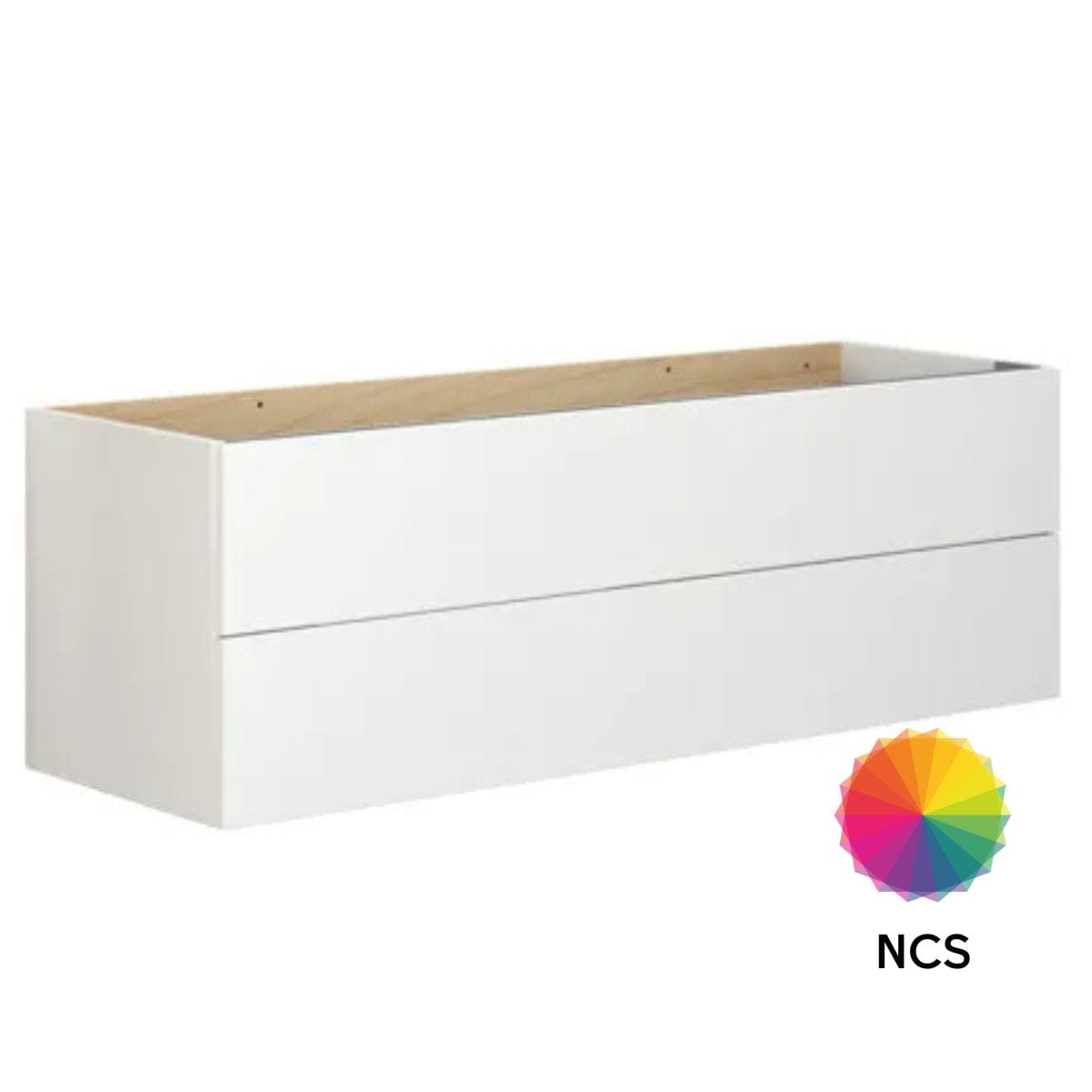 Dansani Calidris Glatt Servantskap D40cm 2 skuff NCS farge / 120cm Dansani Servantskap DA-C09-1099