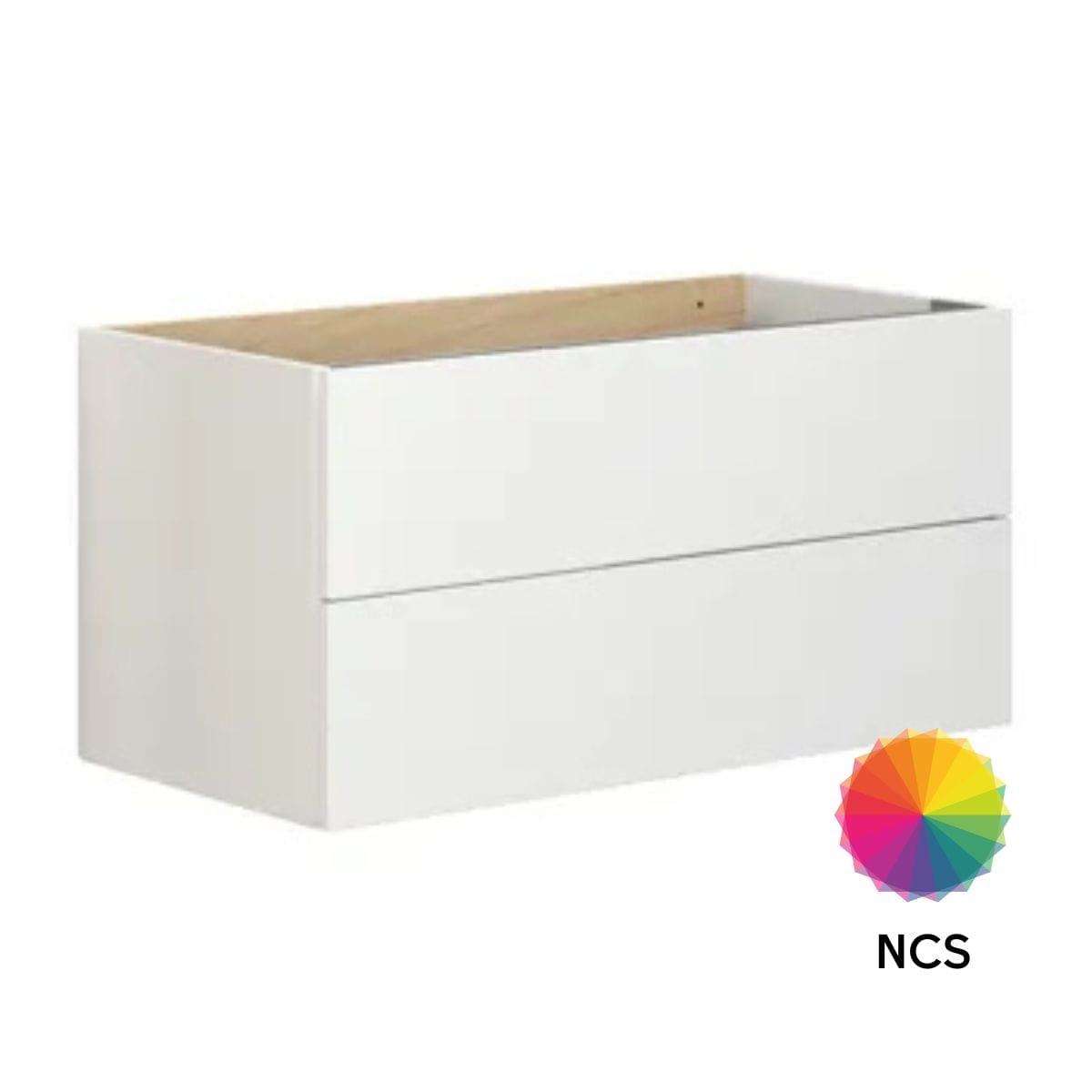 Dansani Calidris Glatt Servantskap D40cm 2 skuff NCS farge / 80cm Dansani Servantskap DA-C07-1099