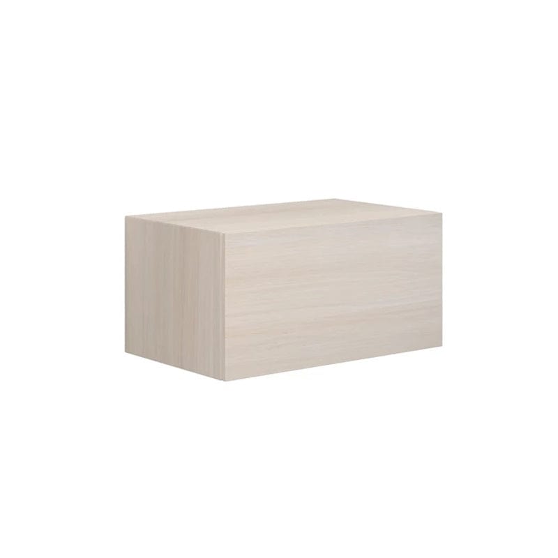 Dansani Calidris Glatt Skap 1 skuff D50cm Hvit eik / 80cm / 40cm Dansani Sideskap bad DA-C53-1075