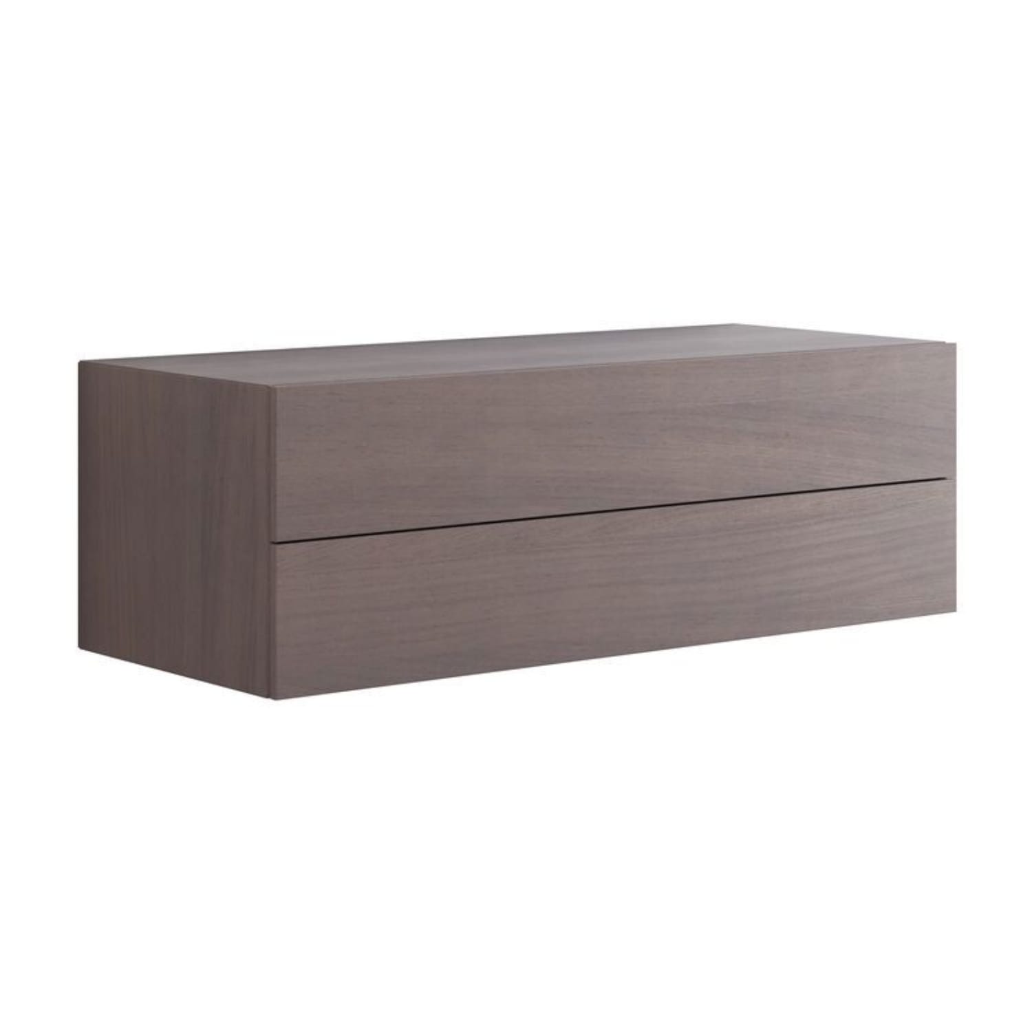 Dansani Calidris Glatt Skap 2 skuff D50cm Grå eik / 120cm Dansani Sideskap bad DA-C127-1076