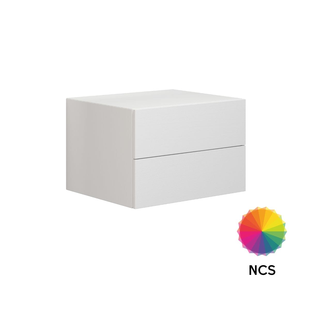 Dansani Calidris Glatt Skap 2 skuff D50cm NCS eik / 60cm Dansani Sideskap bad DA-C56-1066