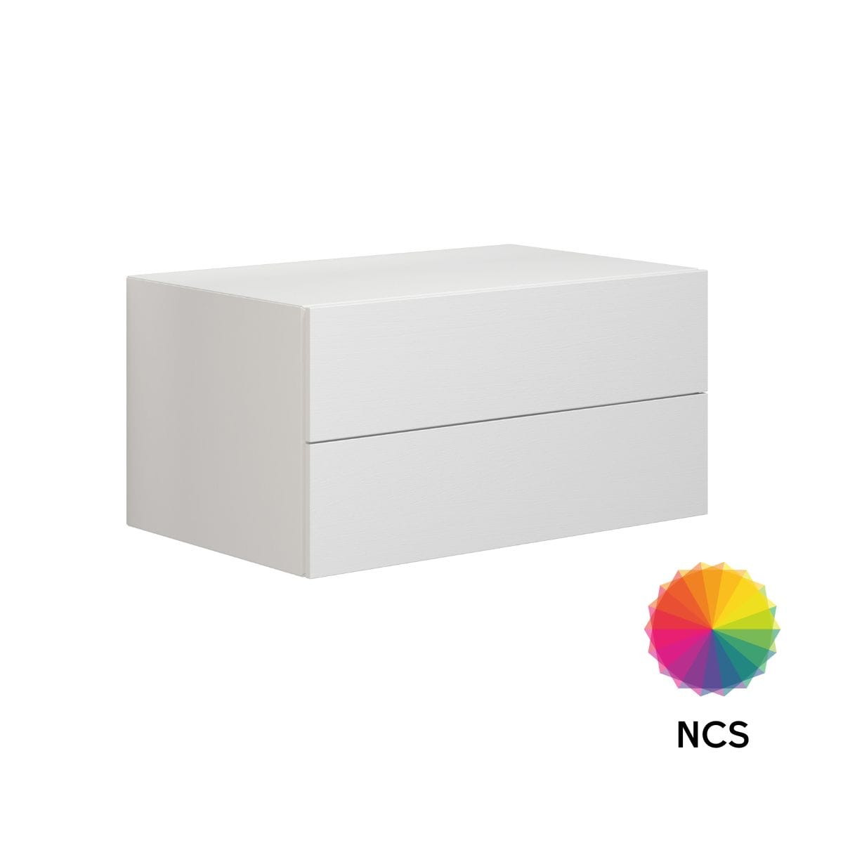 Dansani Calidris Glatt Skap 2 skuff D50cm NCS eik / 80cm Dansani Sideskap bad DA-C57-1066