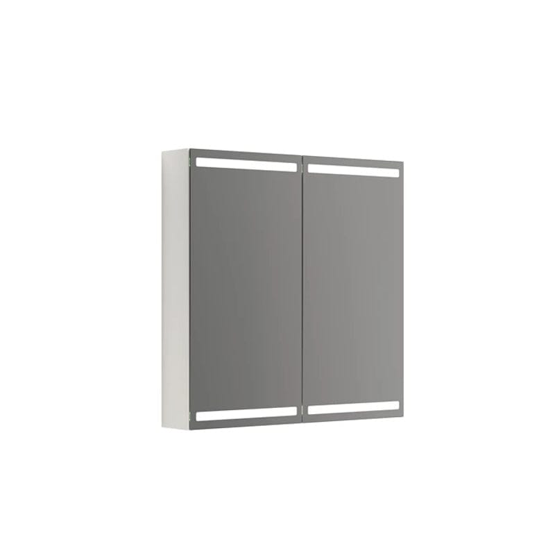 Dansani Calidris Parallel Speilskap 80cm 2 dører / Hvit matt Dansani Speilskap DA-S848-110