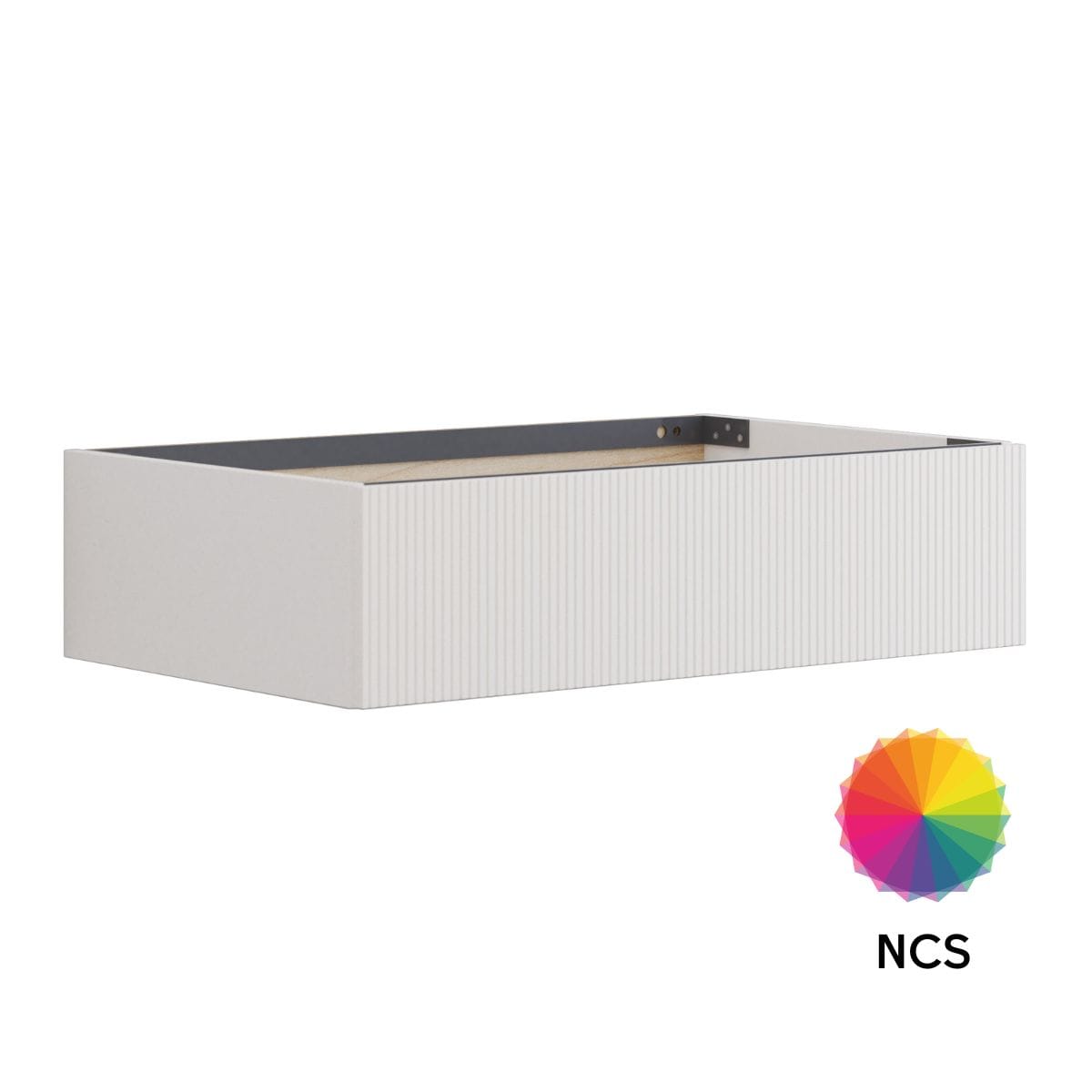 Dansani Calidris Rillet Skap 1 skuff D50cm NCS farge / 80cm / 20cm Dansani Sideskap bad DA-C84-C099