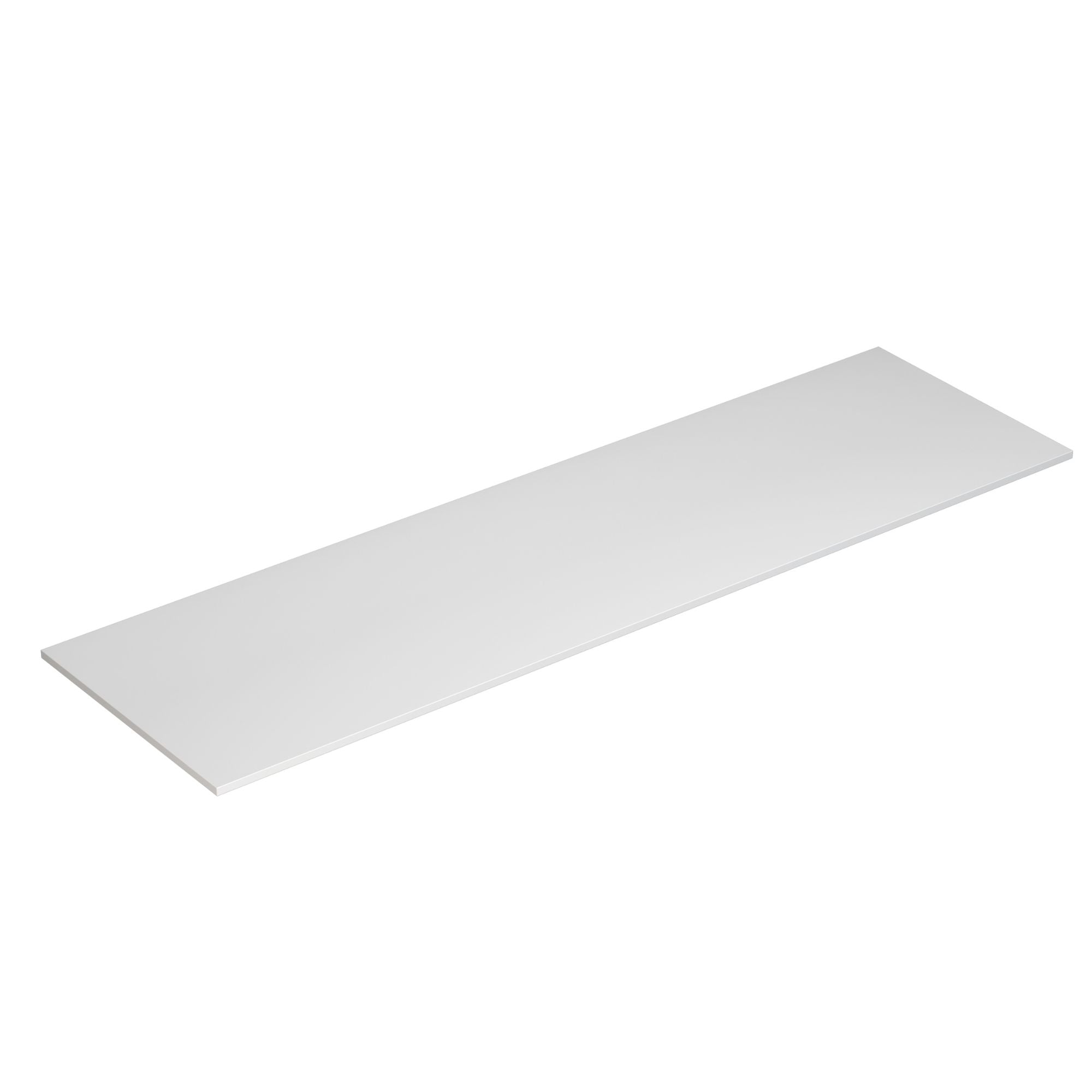 Dansani Calidris Shape Kompositt Benkeplate D40 måltilpasset Hvit matt / 140cm Dansani Benkeplate bad DA-631114003