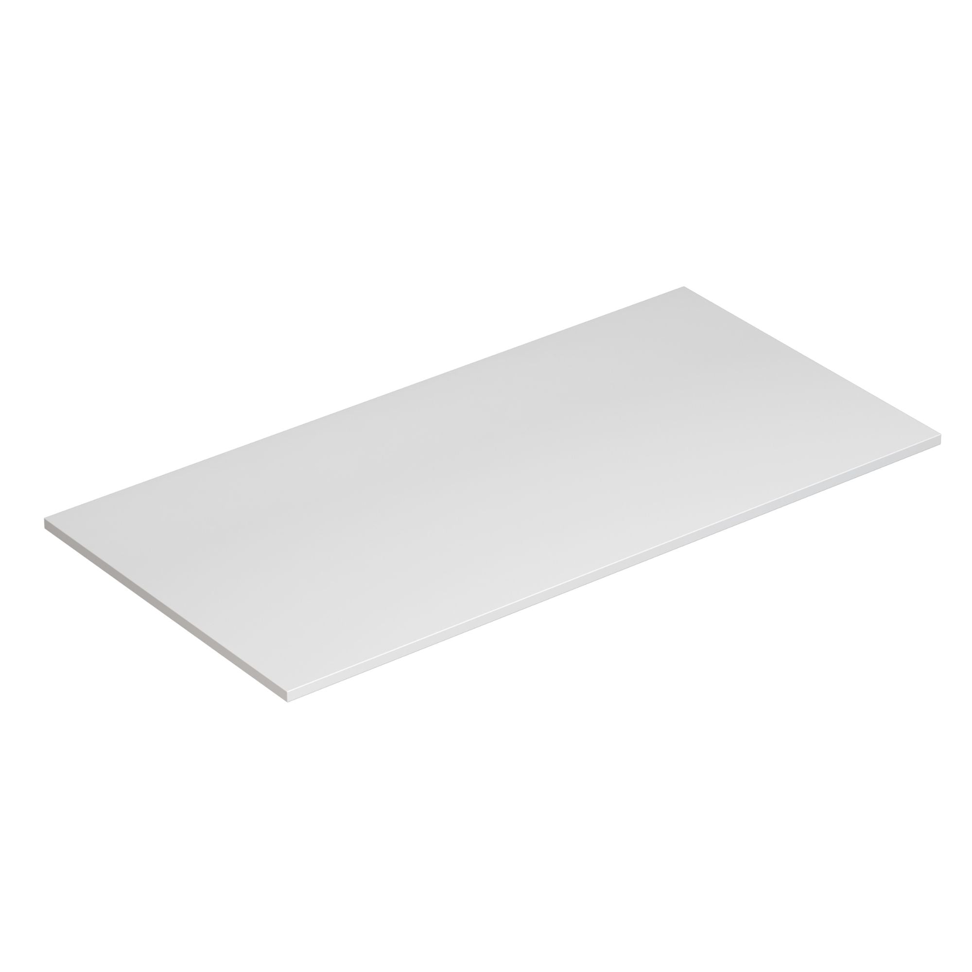 Dansani Calidris Shape Kompositt Benkeplate D40 måltilpasset Hvit matt / 80cm Dansani Benkeplate bad DA-631108003