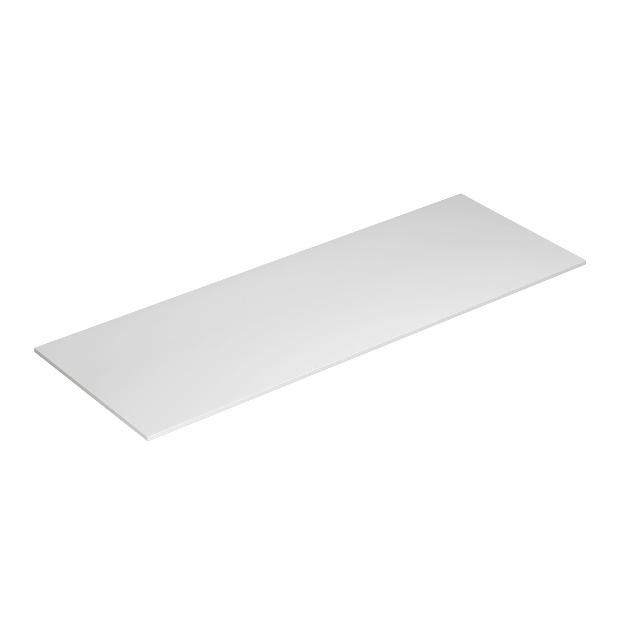 Dansani Calidris Shape Kompositt Benkeplate D50 måltilpasset Hvit matt / 140cm Dansani Benkeplate bad DA-631214003