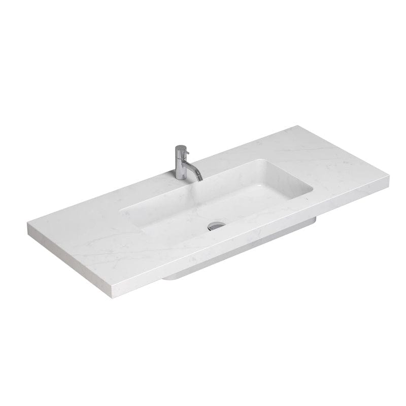 Dansani Calidris Unique Silestone servant måltilpasset D50,5 H1,2cm Eternal statuario / 140cm Dansani Baderomsservant DA-631714412