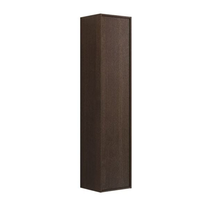 Dansani FRAME Høyskap 1 dør Lys røkt eik / 40cm Versjon A / Høyre hengslet Dansani Høyskap bad DA-H29-1172