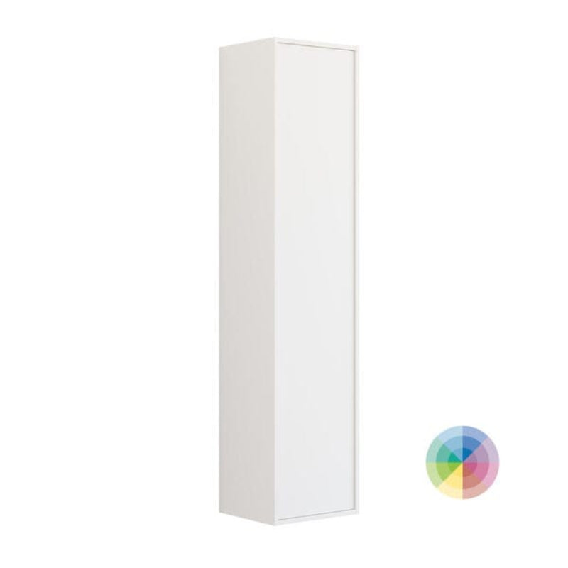 Dansani FRAME Høyskap 1 dør NCS farge / 40cm Versjon B / Høyre hengslet Dansani Høyskap bad DA-H30-1199