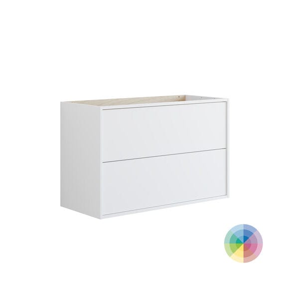 Dansani FRAME Servantskap med 2 skuffer NCS farge / 100cm Dansani Servantskap DA-H12-1099