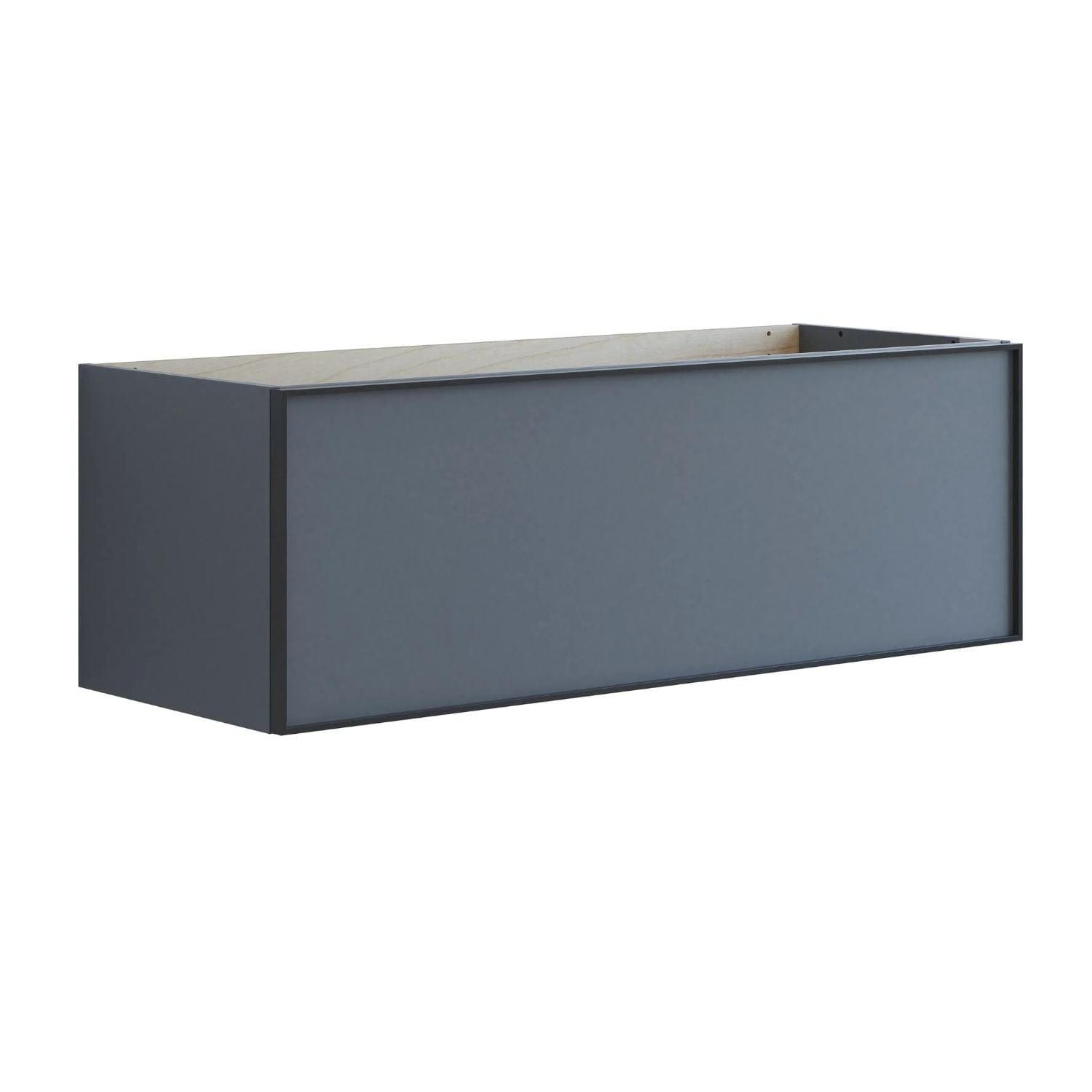 Dansani Inzo Alu-ramme svart Underskap 1 skuff B60-120xH40xD44cm Grå matt / 120cm Dansani Sideskap bad DA-U32-8003