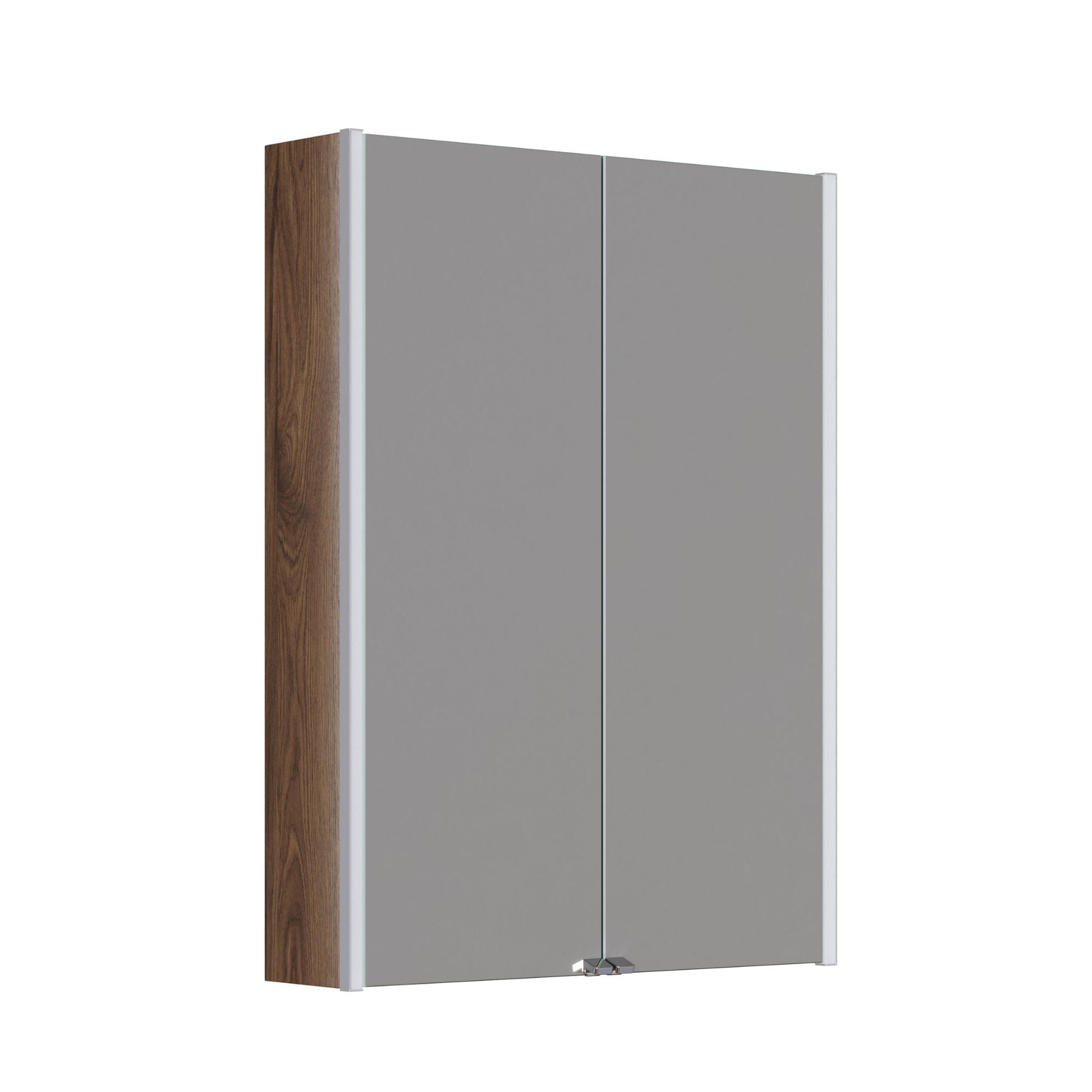 Dansani Inzo Ambi speilskap 2 dører Brun eik / 60cm Dansani Speilskap DA-S896-152