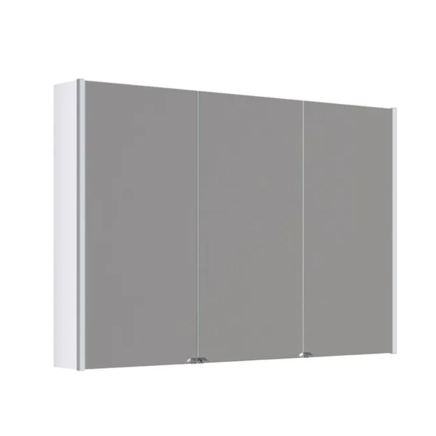 Dansani Inzo Ambi speilskap 3 dører Hvit matt / 120cm Dansani Speilskap DA-S893-110