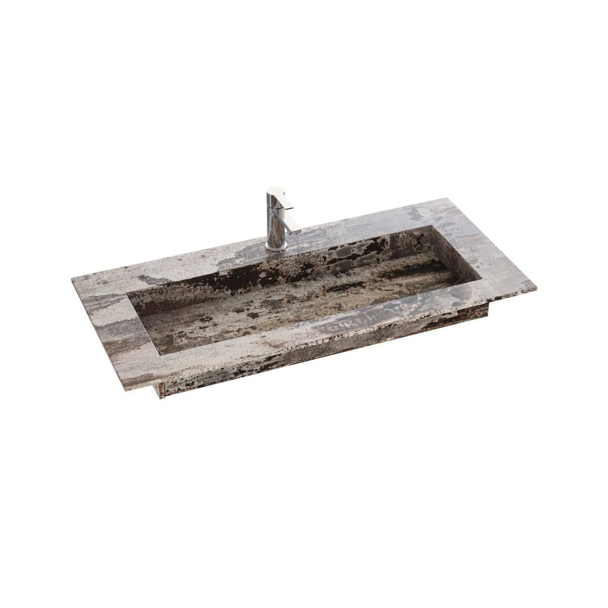 Dansani INZO Angular Servant Dekton Trilium / 100cm Dansani Møbelservant DA-338810117