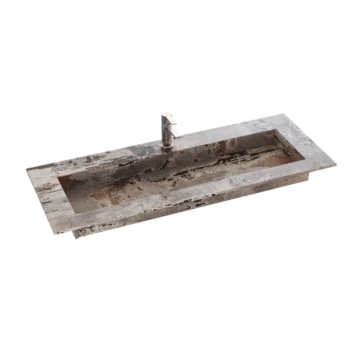 Dansani INZO Angular Servant Dekton Trilium / 120cm Dansani Møbelservant DA-338812117