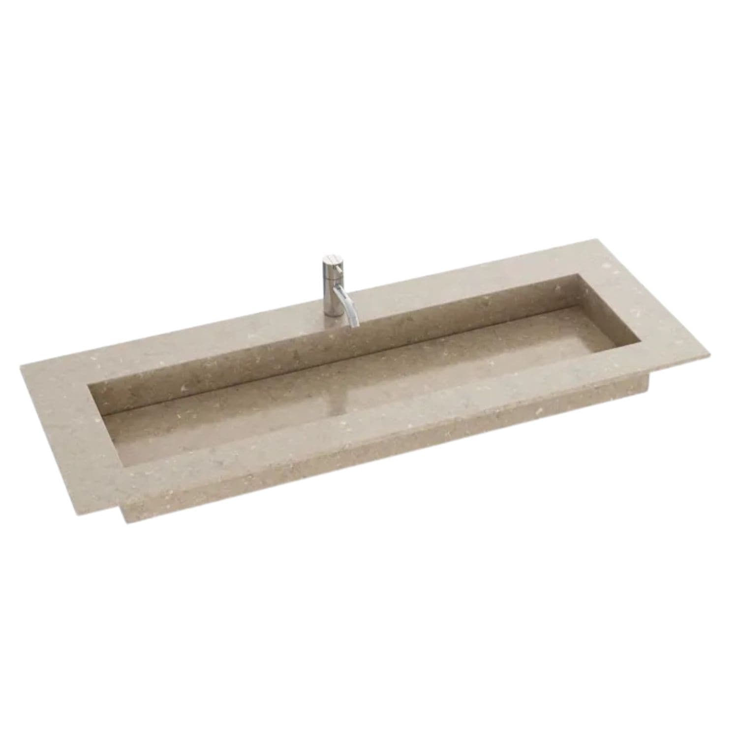Dansani Inzo Angular Servant Silestone B60-165xH1,20xD45,50cm Coral clay / 120cm Dansani Møbelservant DA-338812119
