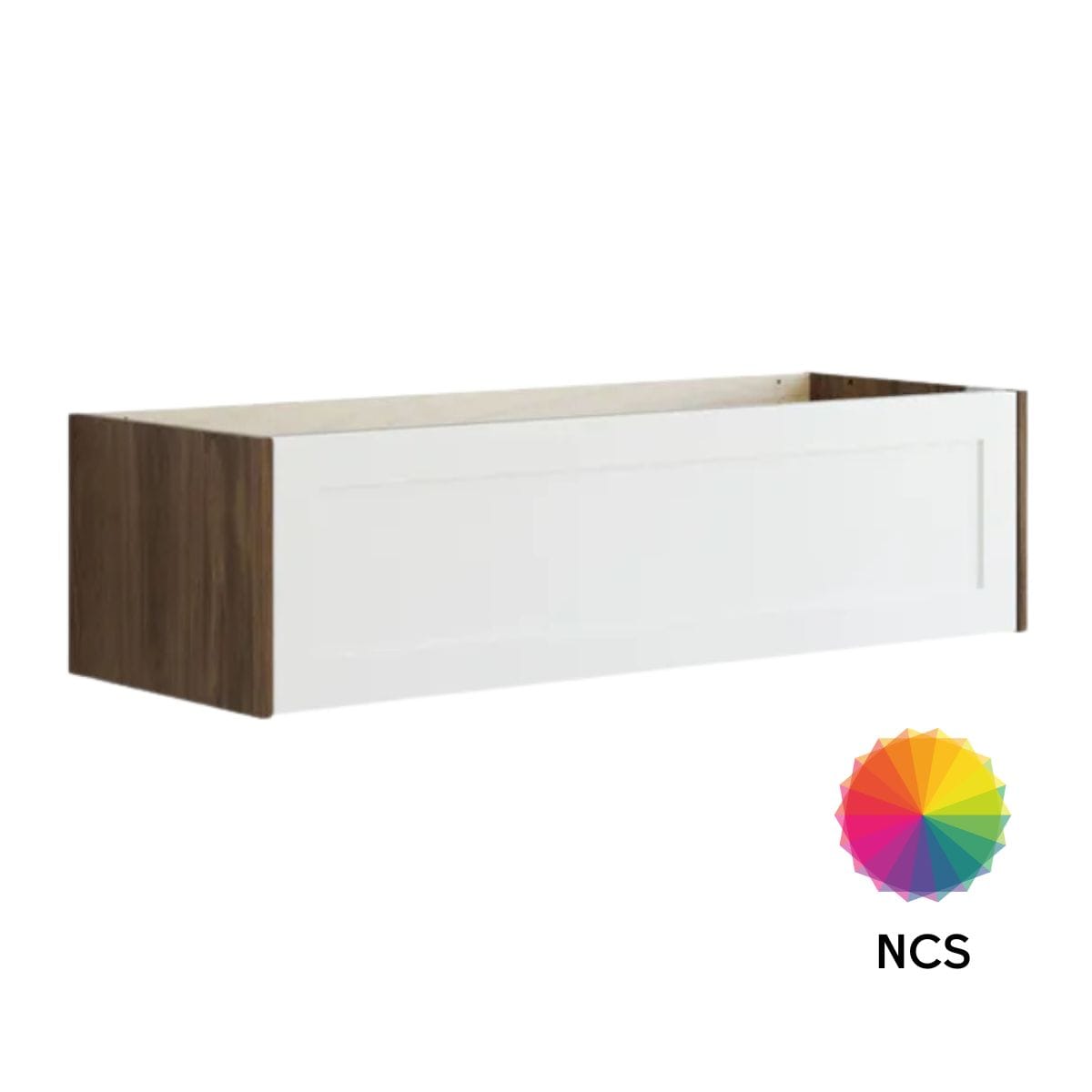 Dansani Inzo Classic Ramme Servantskap 1 skuff Brun eik/NCS farge / 100cm Dansani Servantskap DA-T03-3093