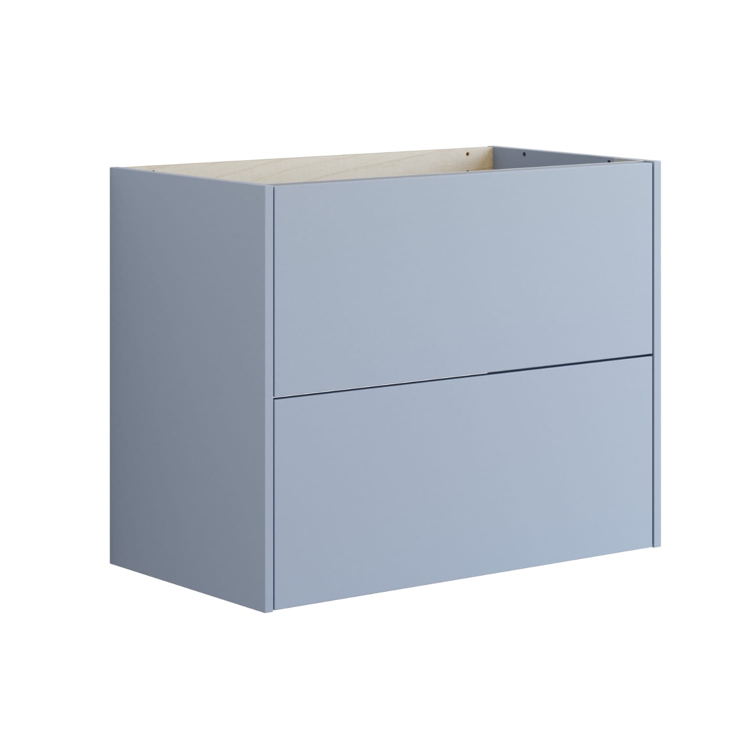 Dansani Inzo Classic Servantskap 2 skuff B60-120xH64xD44cm Glatt / Lyseblå matt / 80cm Dansani Servantskap DA-T07-1016