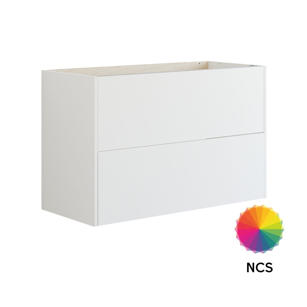 Dansani Inzo Classic Servantskap 2 skuff B60-120xH64xD44cm Glatt / NCS farge / 100cm Dansani Servantskap DA-T08-1099