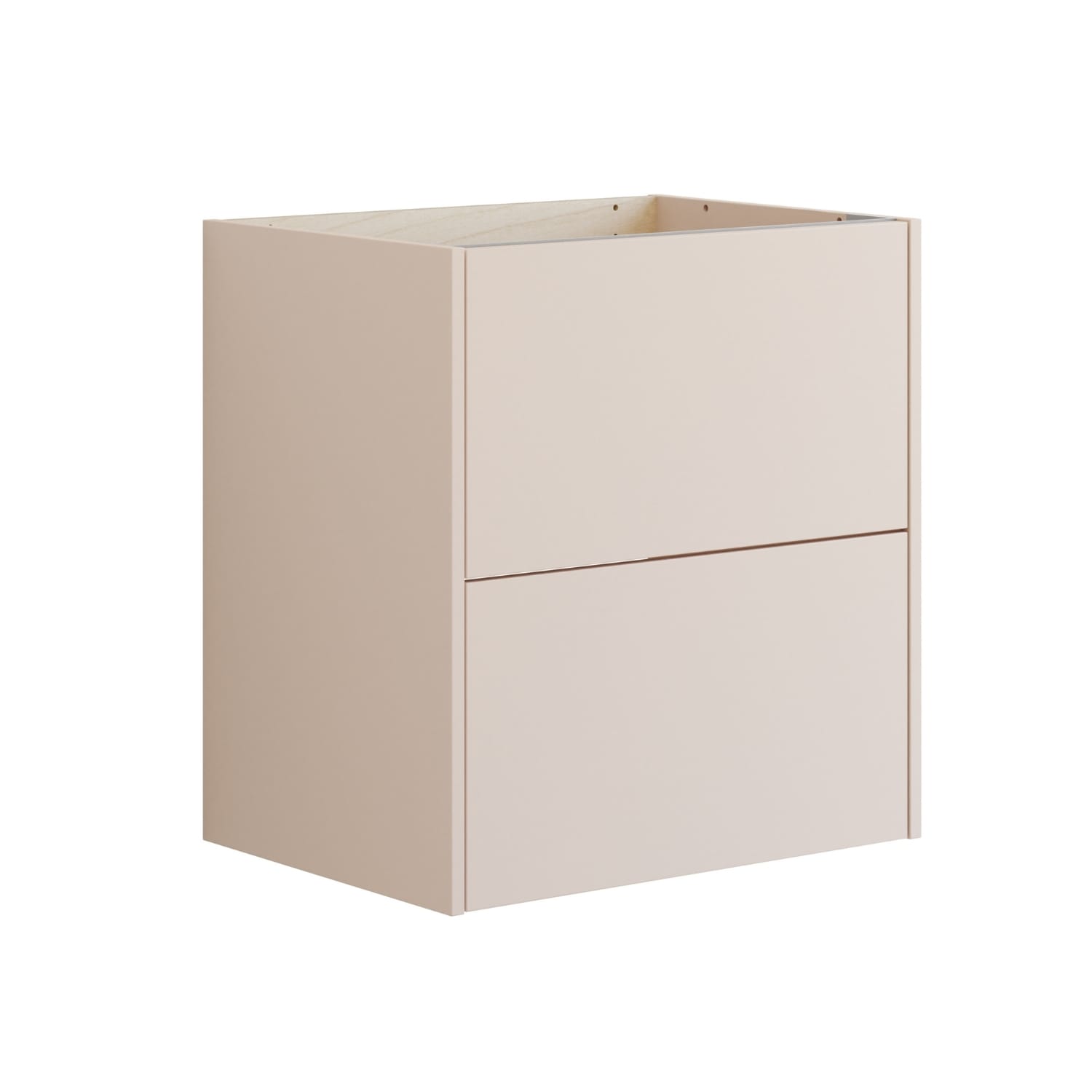 Dansani Inzo Classic Servantskap 2 skuff B60-120xH64xD44cm Glatt / Sand matt / 60cm Dansani Servantskap DA-T06-1034