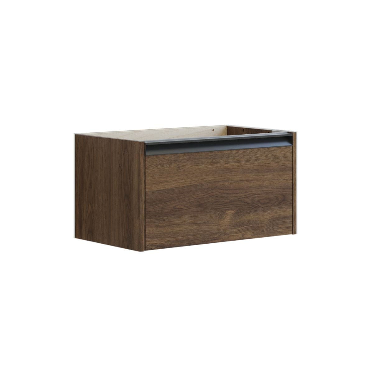 Dansani INZO Classic Servantskap Slim med Integrert Grep 1 skuff Brun eik / 60cm Dansani Servantskap DA-T27-7052