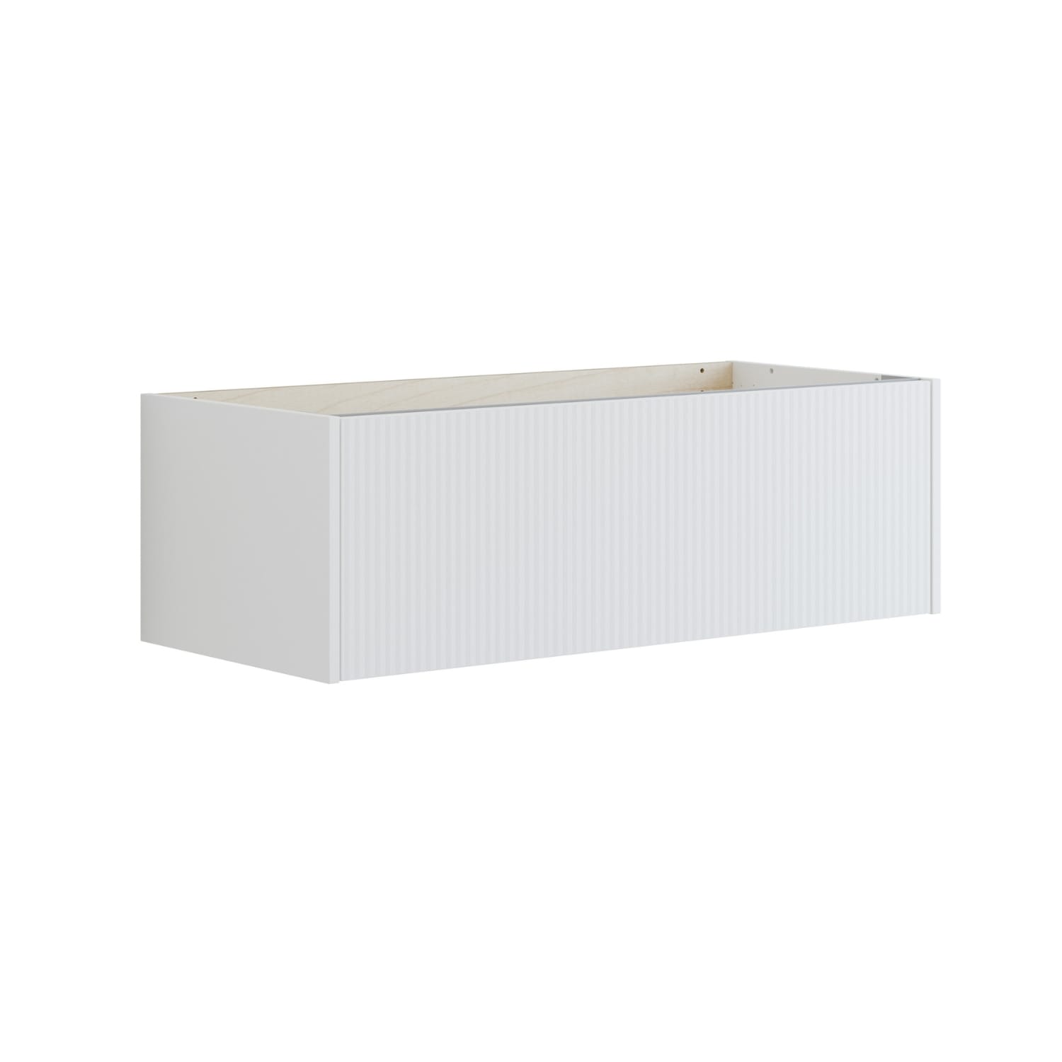 Dansani Inzo Classic Underskap 1 skuff B60-120xH32xD44cm Hvit matt / 100cm / Stripet Dansani Sideskap bad DA-T13-N010