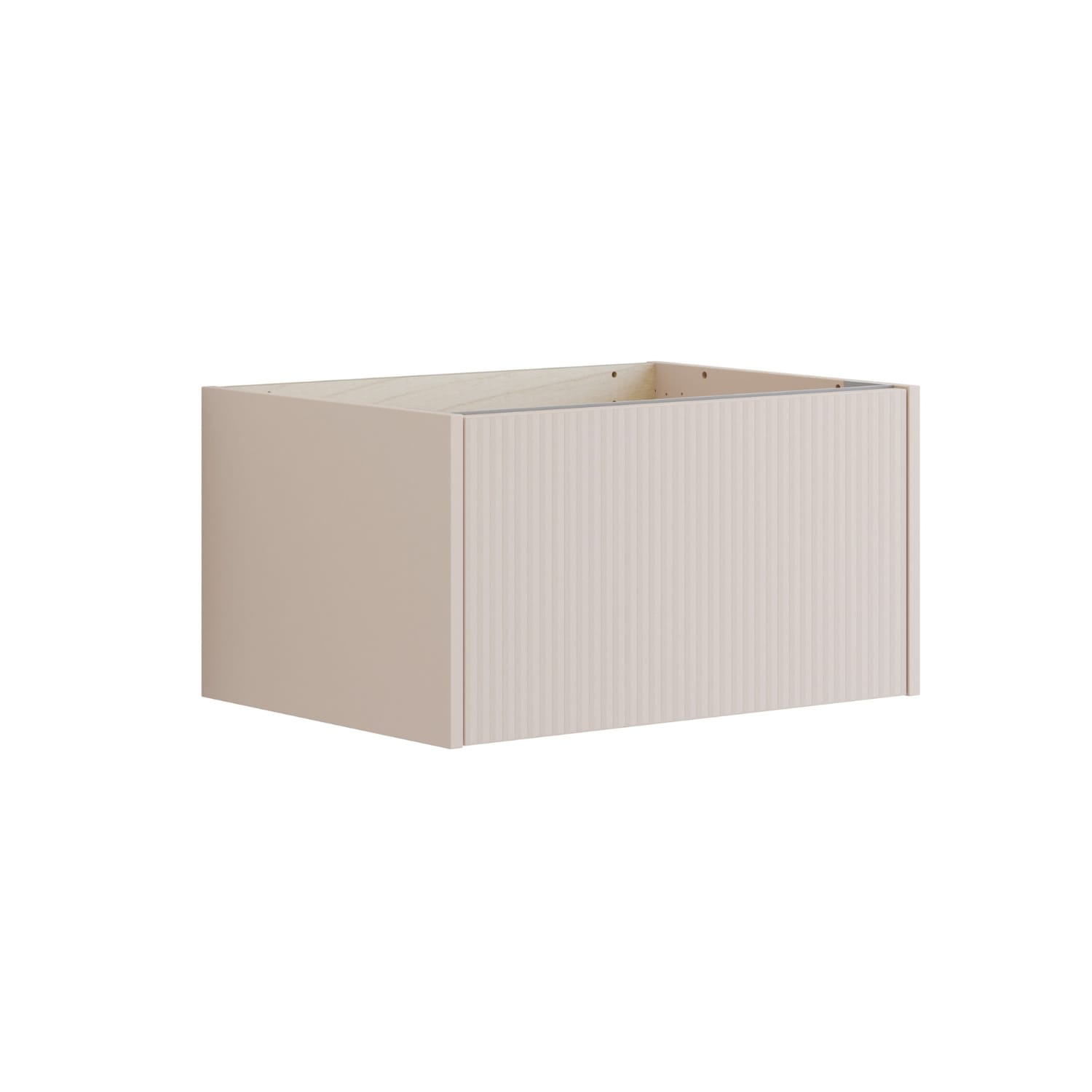 Dansani Inzo Classic Underskap 1 skuff B60-120xH32xD44cm Sand matt / 60cm / Stripet Dansani Sideskap bad DA-T11-N034