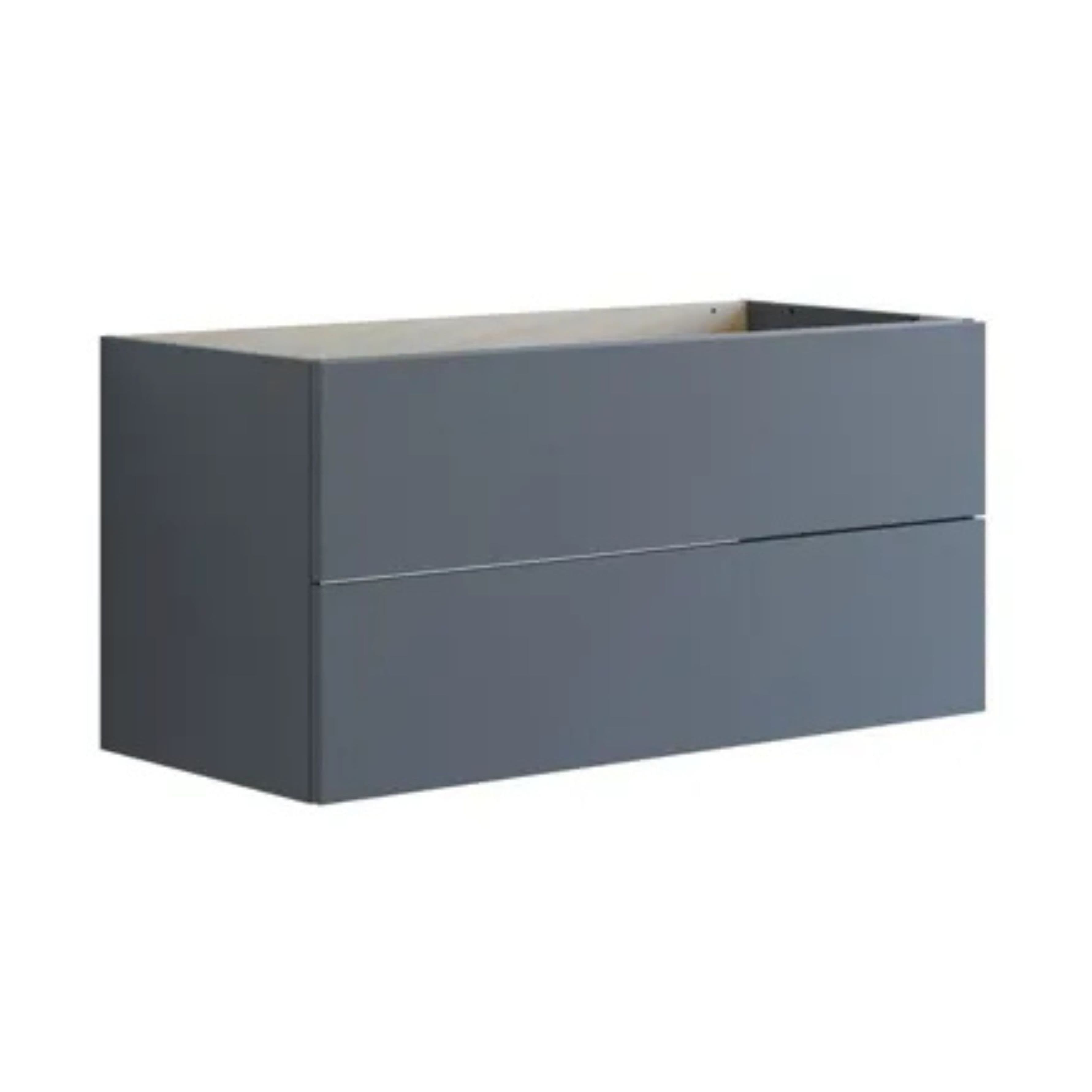 Dansani Inzo Glatt Servantskap 2 skuff H48 Grå matt / 100cm Dansani Servantskap DA-U21-1003