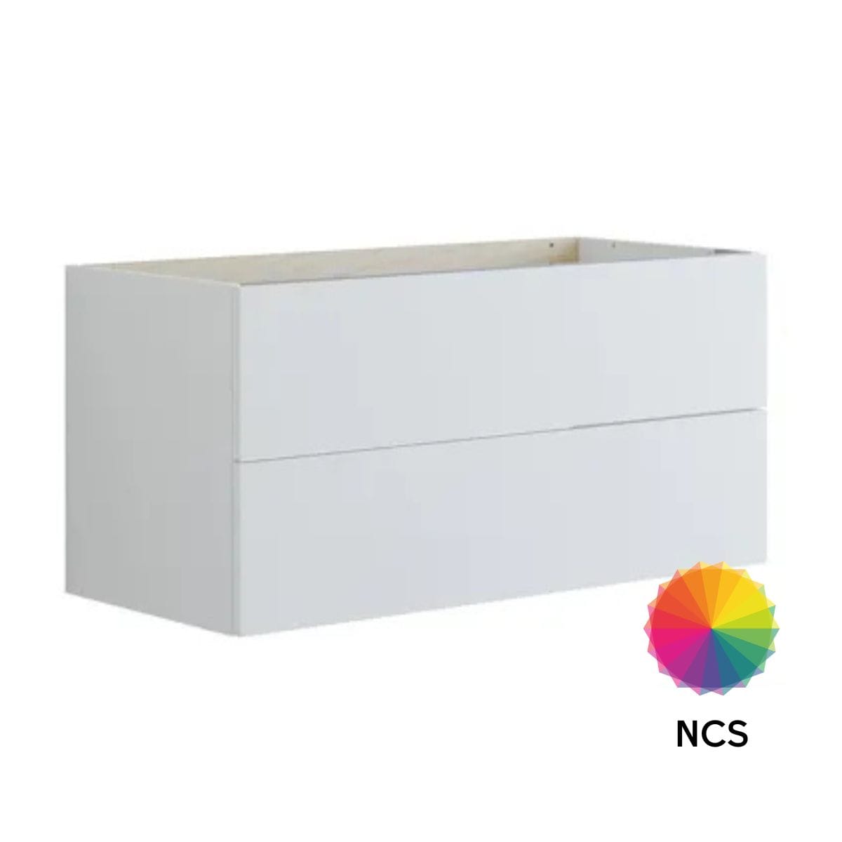 Dansani Inzo Glatt Servantskap 2 skuff H48 NCS farge / 100cm Dansani Servantskap DA-U21-1099