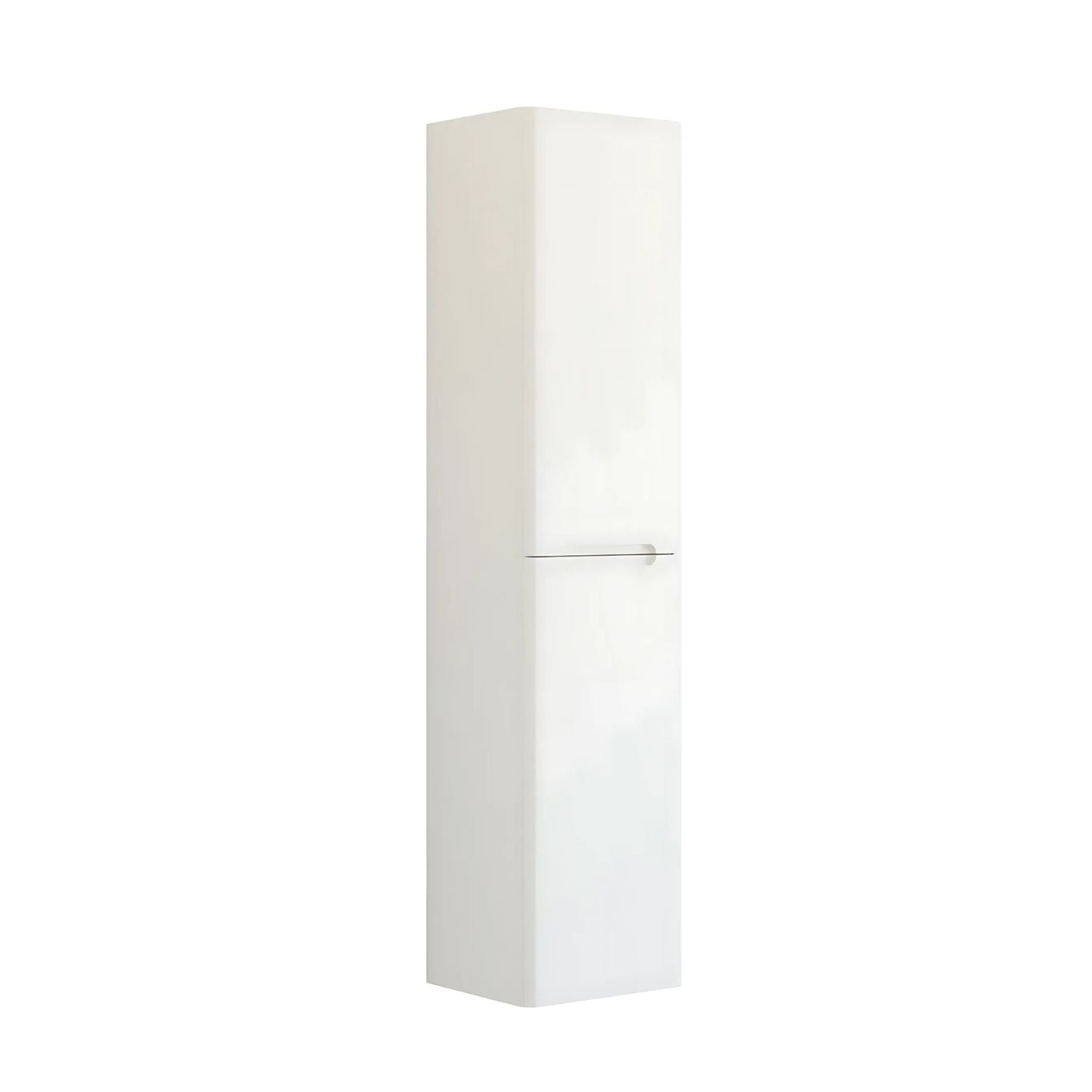 Dansani Inzo Integrert Høyskap 2 dør B40xH176xD35cm Hvit matt / 40cm / Versjon A høyre hengslet Dansani Høyskap bad DA-R14-A110