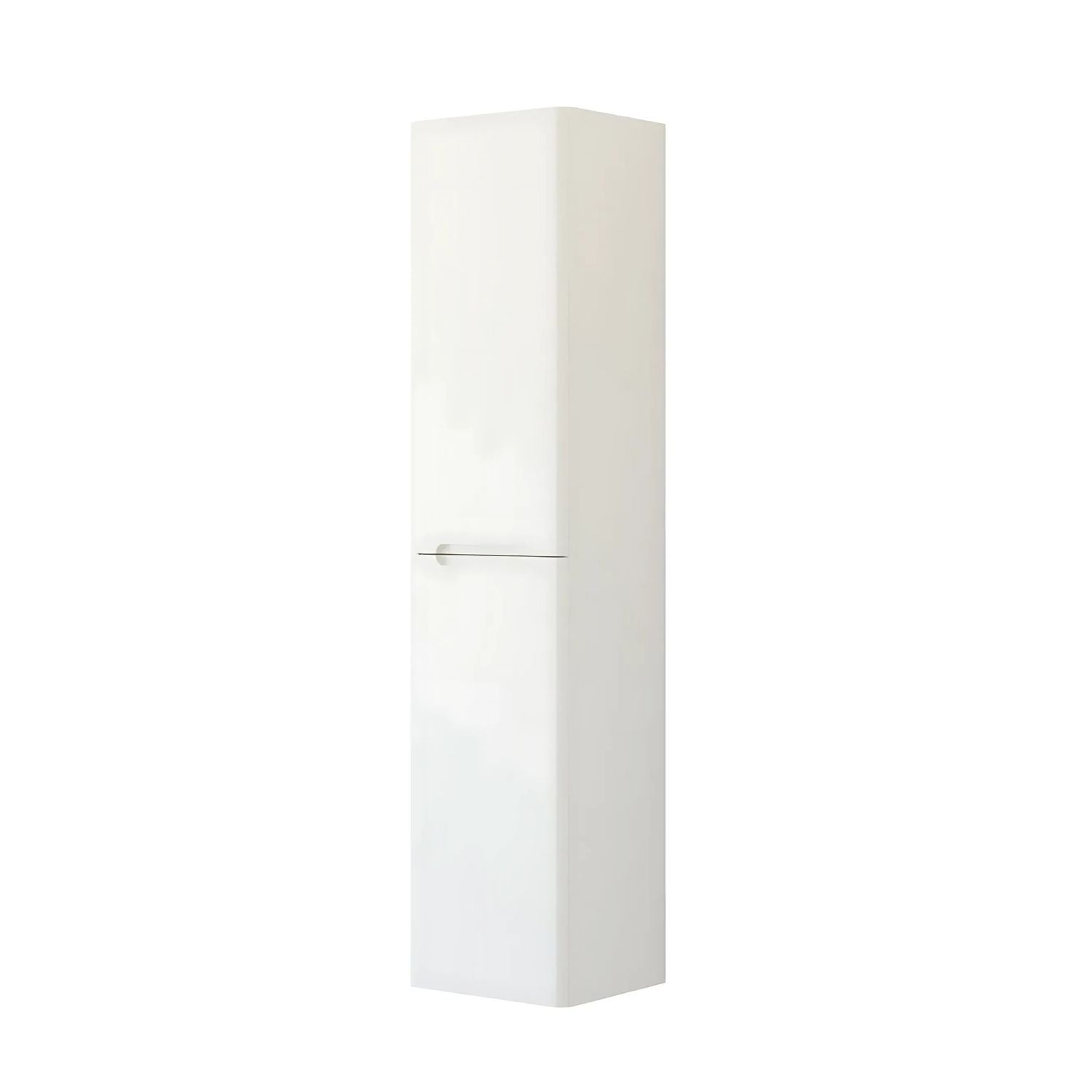 Dansani Inzo Integrert Høyskap 2 dør B40xH176xD35cm Hvit matt / 40cm / Versjon A venstre hengslet Dansani Høyskap bad DA-R14-A210