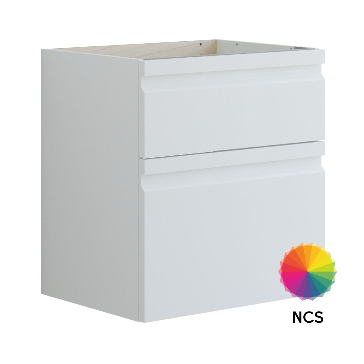 Dansani Inzo Integrert Servantskap 2 skuff ekstra høy underskuff NCS farge / 60cm Dansani Servantskap DA-U24-2099