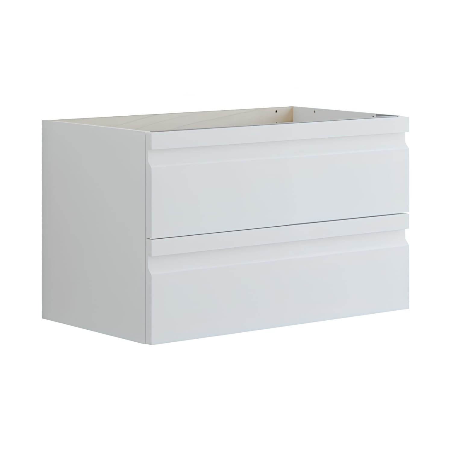 Dansani Inzo Integrert Servantskap 2 skuff Hvit matt lakk / 80cm Dansani Servantskap DA-U20-2071
