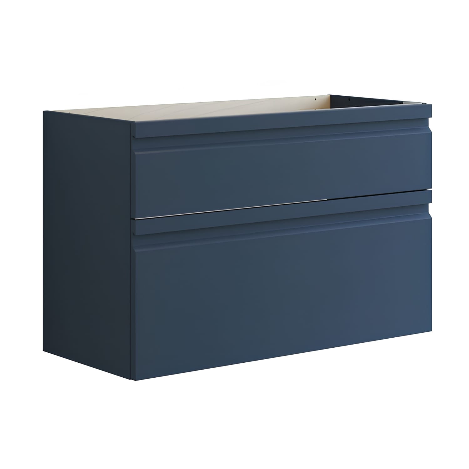 Dansani Inzo Integrert Sideskap 2 skuff Deep blue / 100cm Dansani Sideskap bad DA-U39-2032