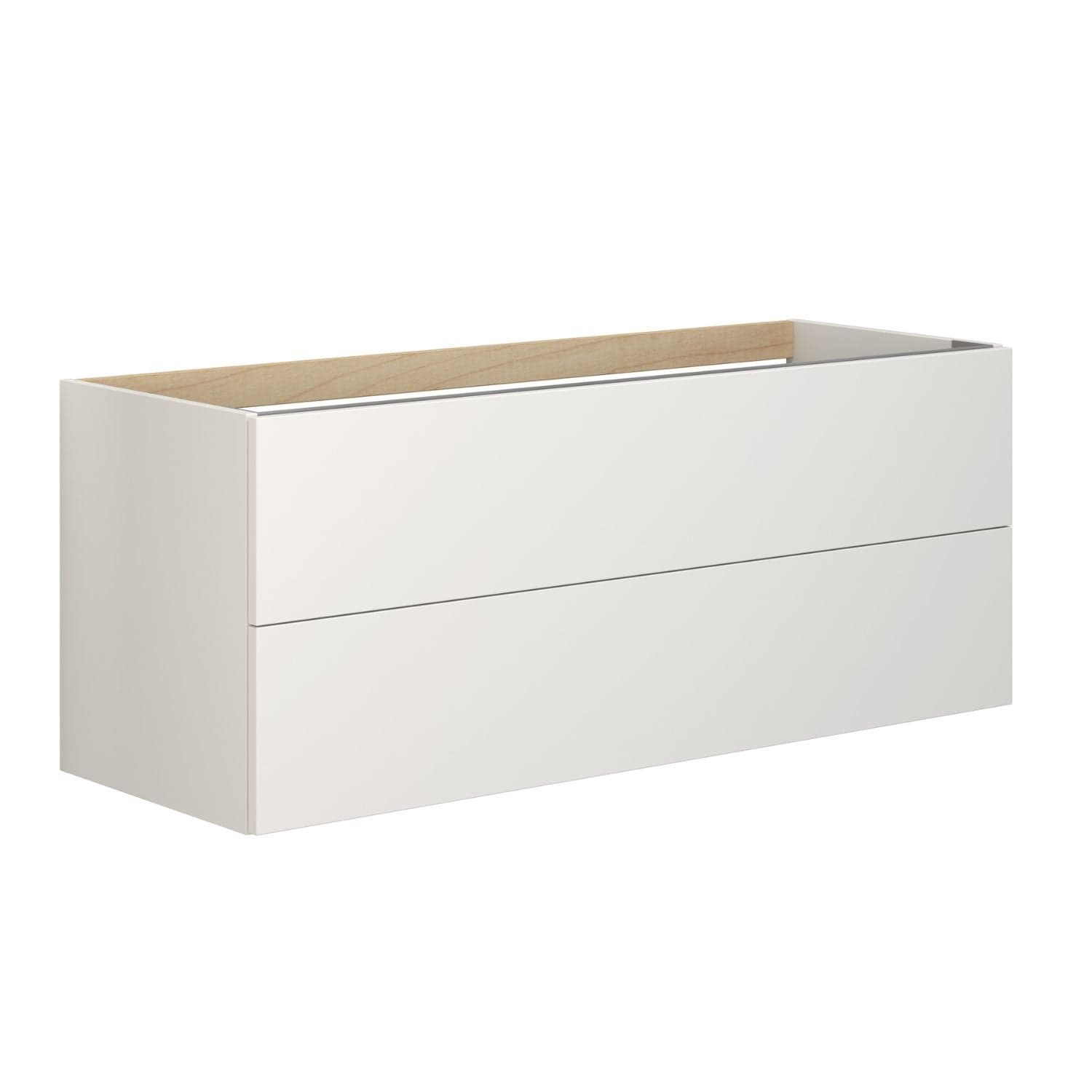 Dansani Inzo Servantskap 2sk B60-120xH48xD44cm, Glatt Hvit matt / 120cm Dansani Servantskap DA-M11-1010