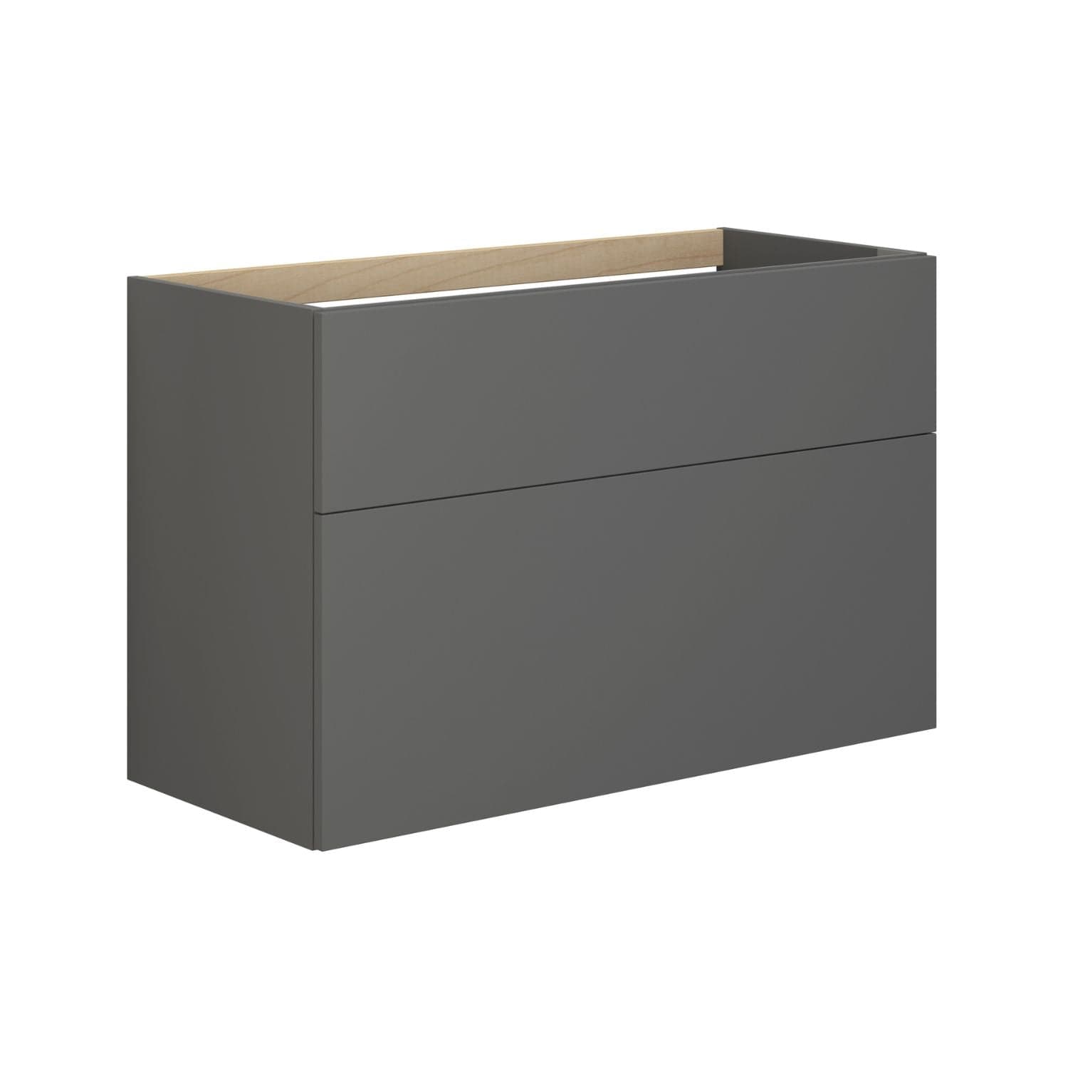 Dansani Inzo Underskap B60-120xH64xD44cm - Glatt Grå matt / 100cm Dansani Sideskap bad DA-M49-1003