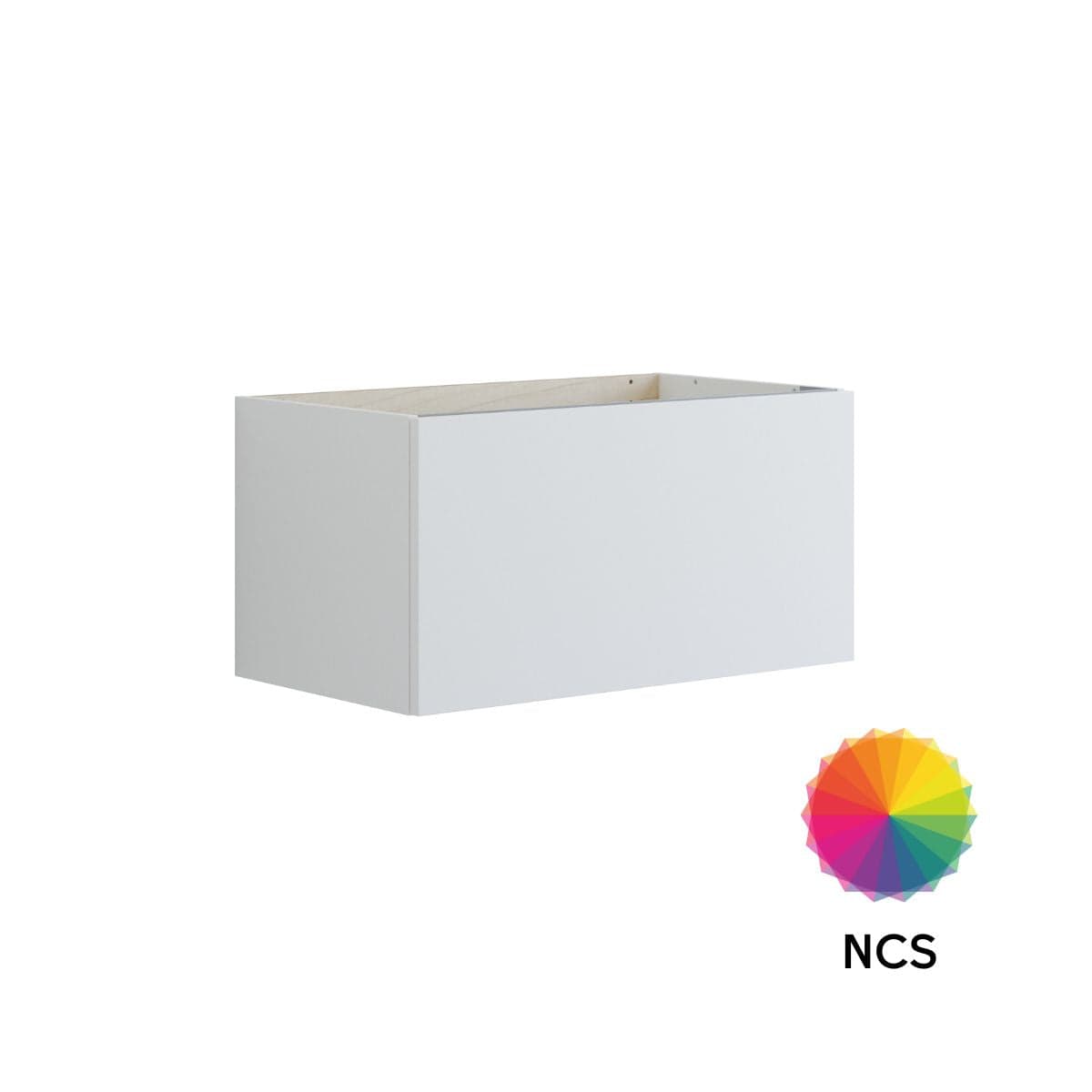 Dansani Inzo Urban Glatt Servantskap 1 skuff B60-120xH40xD44cm NCS farge / 80cm Dansani Servantskap DA-U15-1099
