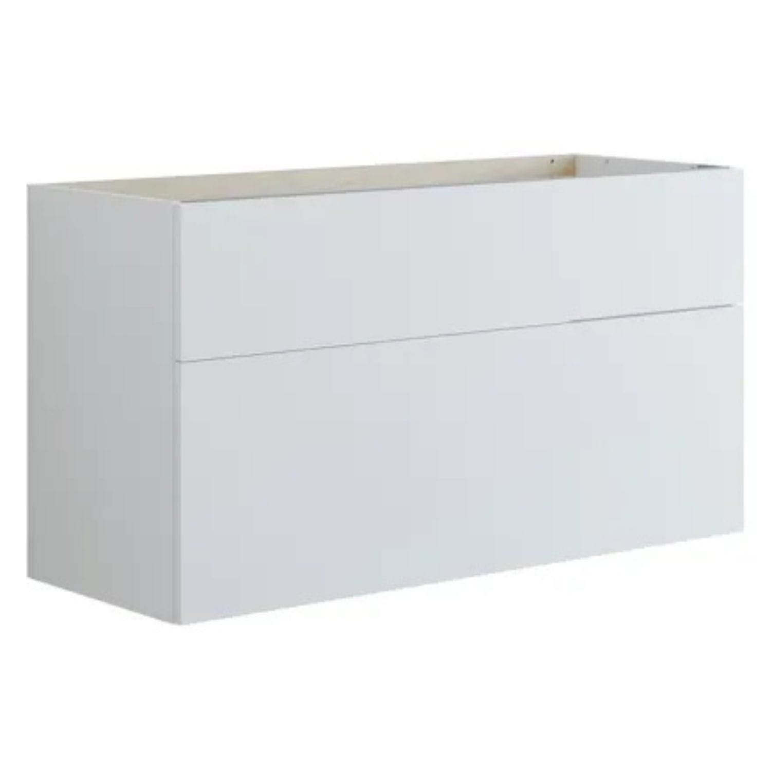 Dansani Inzo Urban Glatt Servantskap 2 skuff ekstra høy underskuff Hvit matt / 120cm dobbel Dansani Servantskap DA-U28-1010